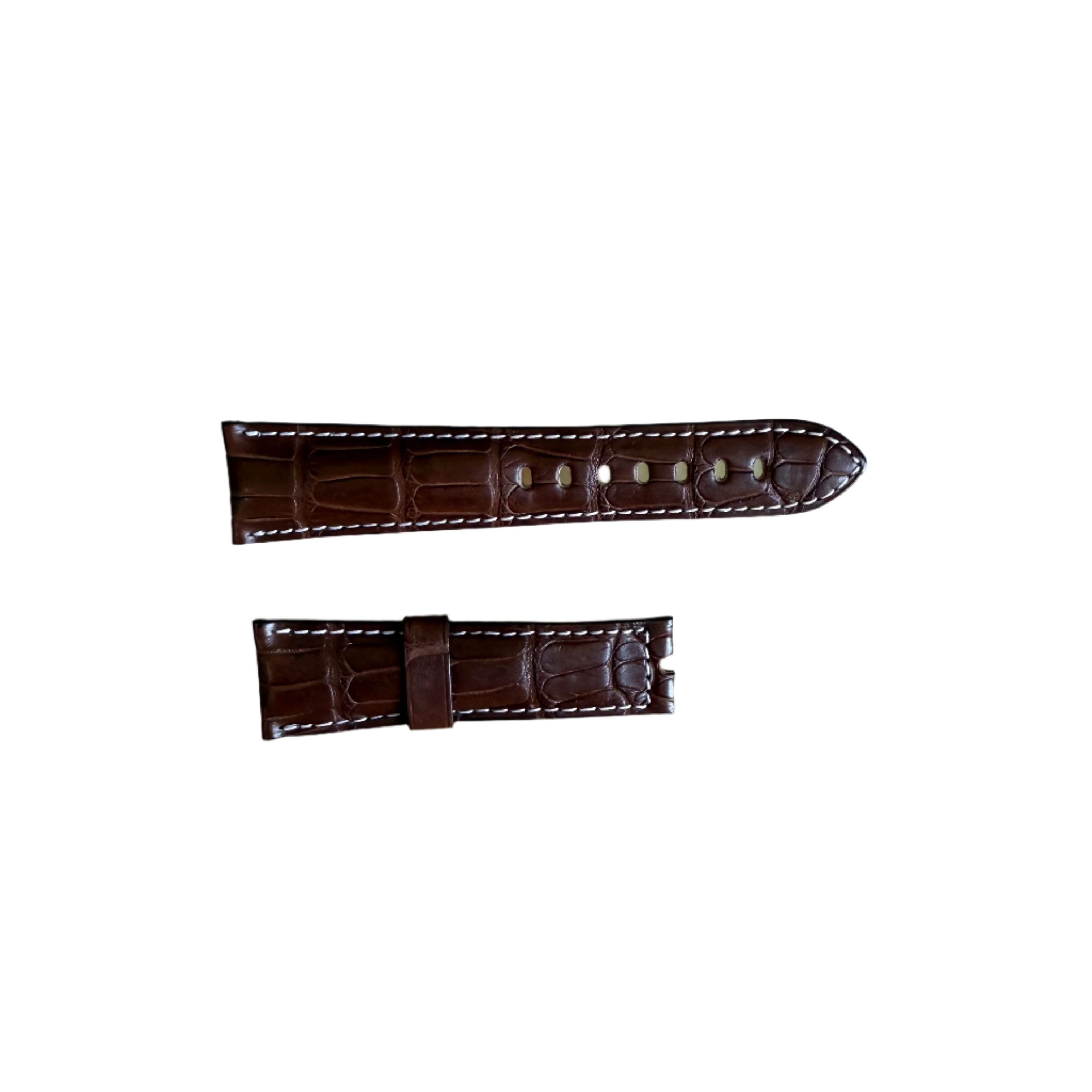 Authentic Breguet Brown Crocodile Watch Strap Band 22mm