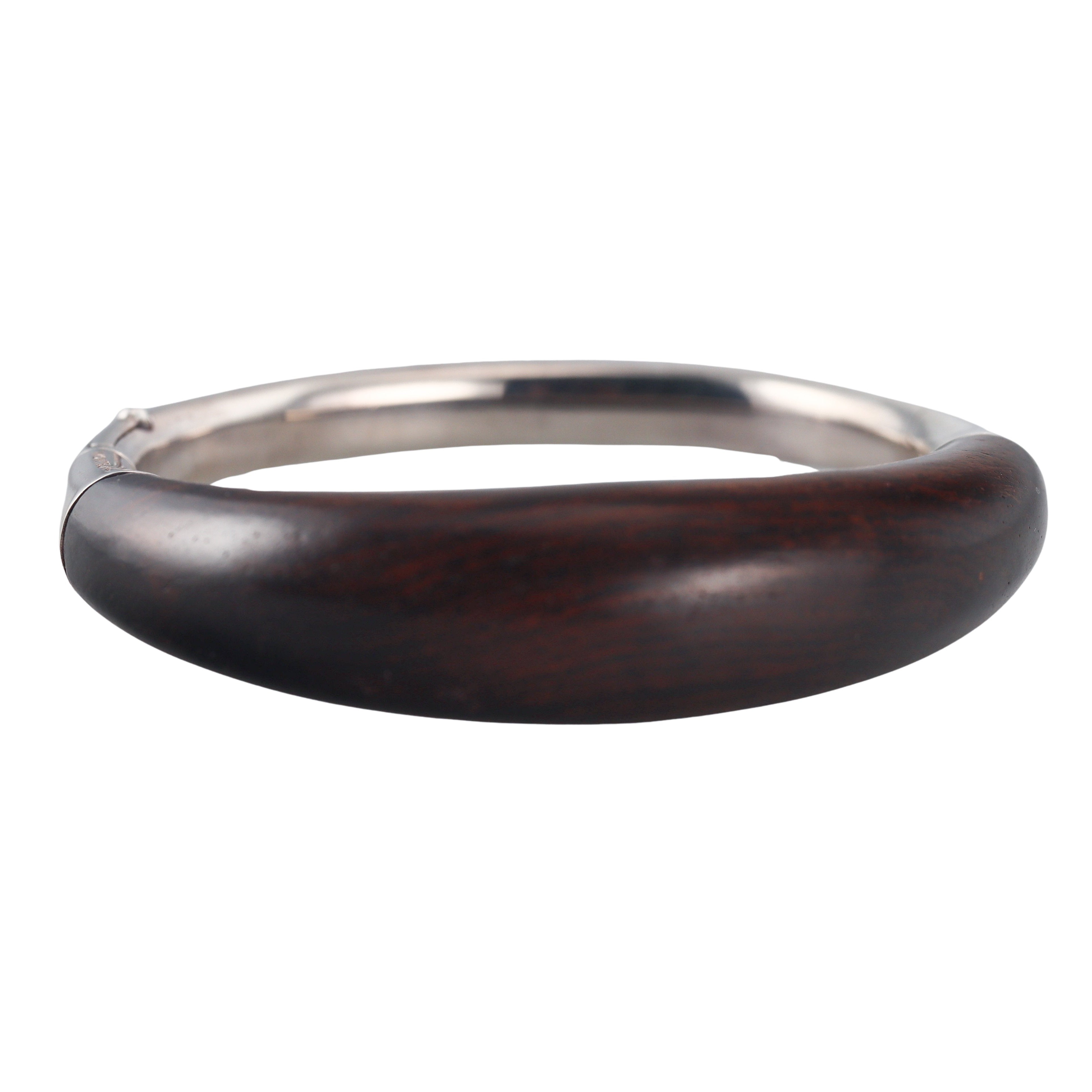 Montblanc Sterling Silver Wood Bracelet