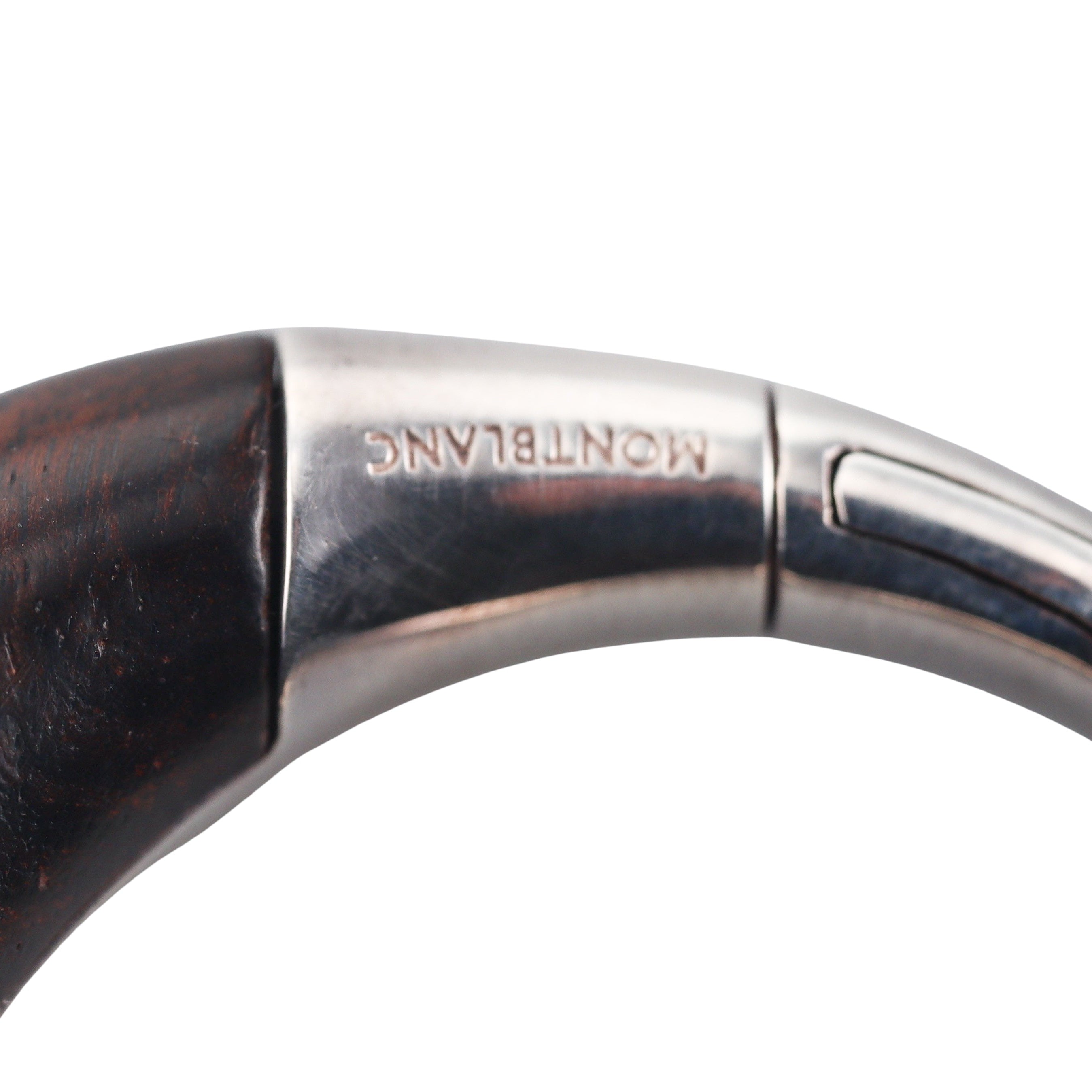 Montblanc Sterling Silver Wood Bracelet