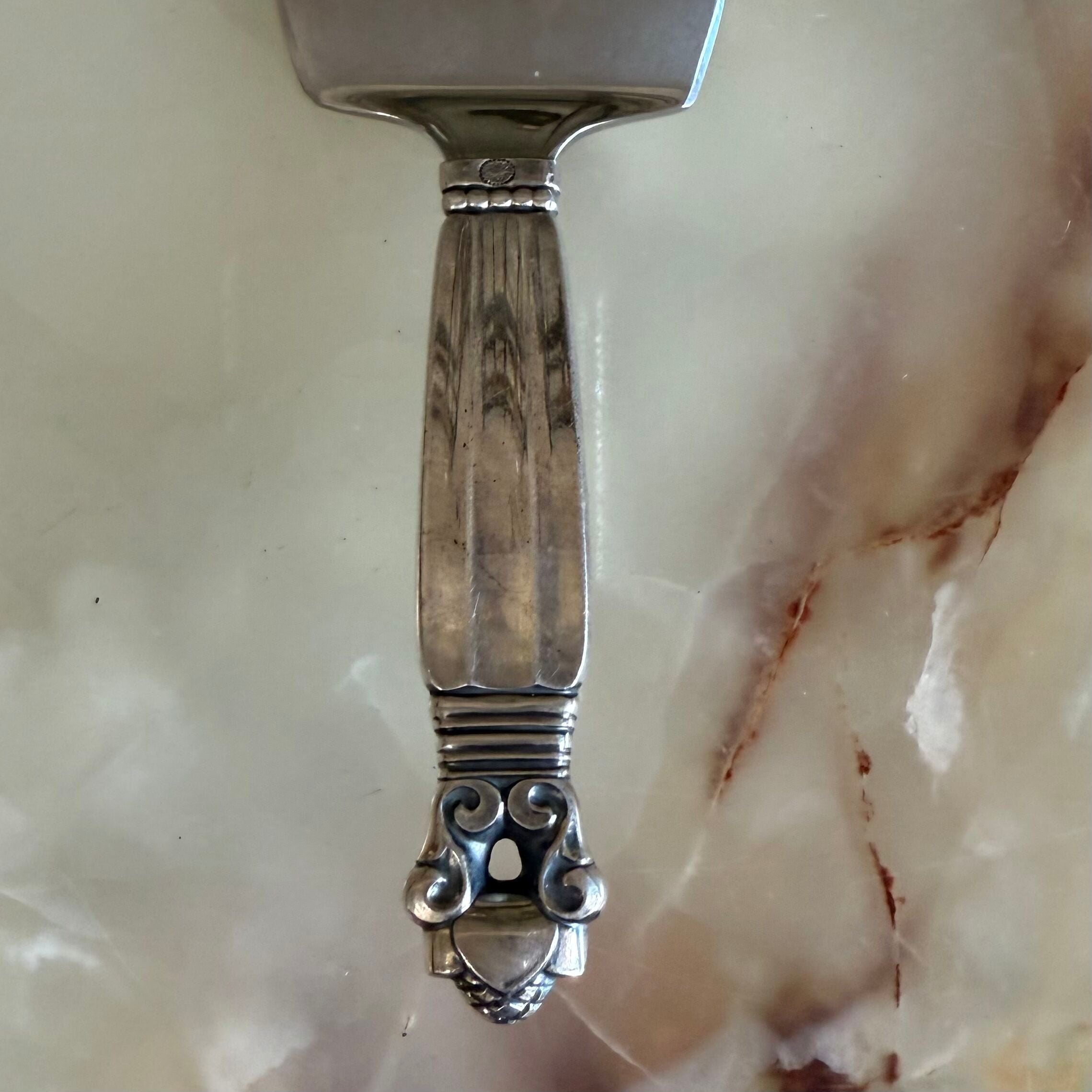 Georg Jensen Acorn Sterling Silver Sandwich Server