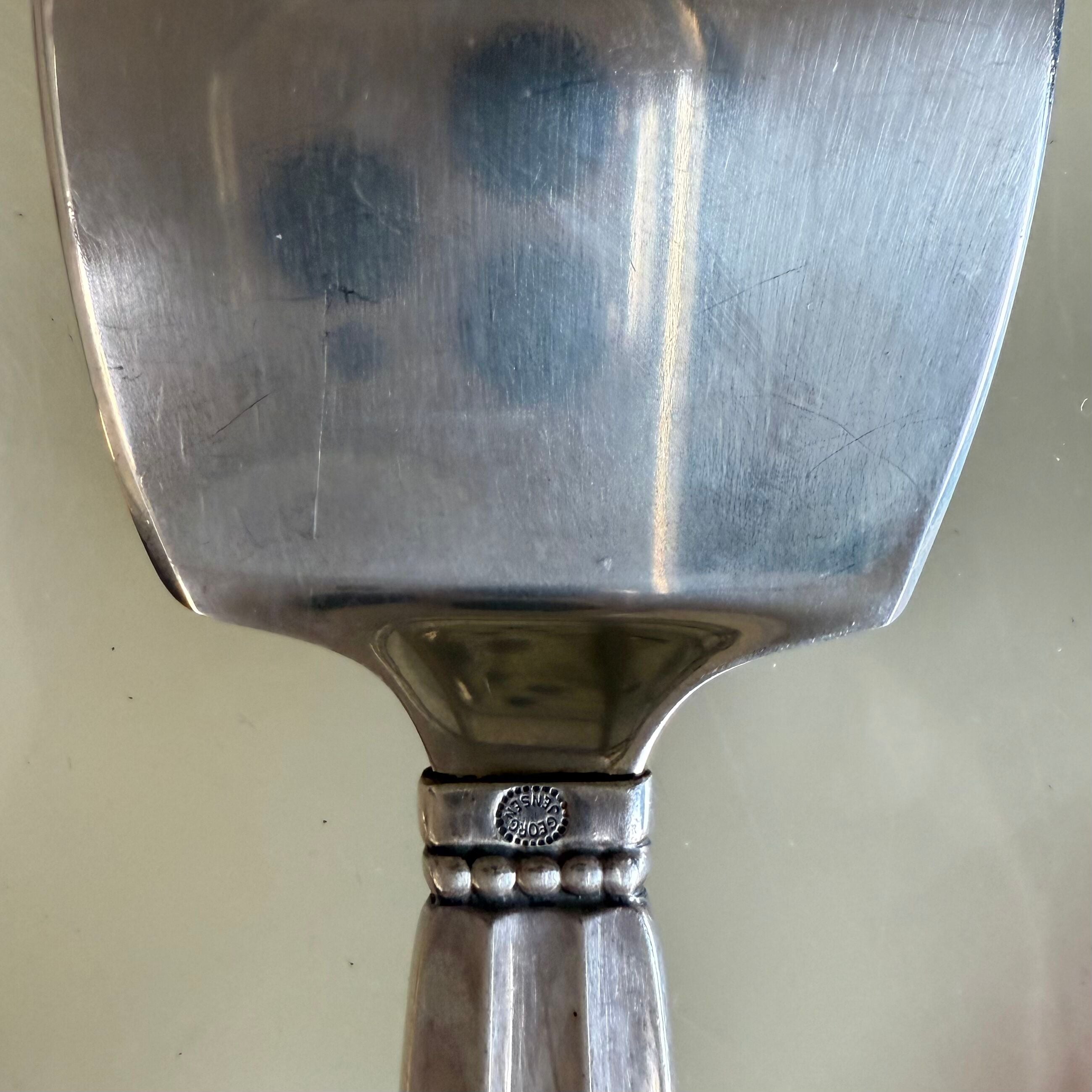 Georg Jensen Acorn Sterling Silver Sandwich Server