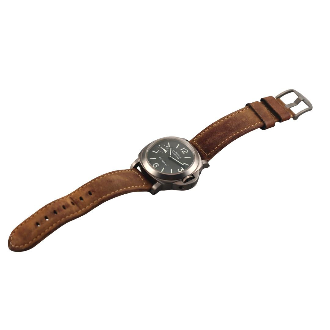 Panerai Luminor Marina Titanium Black Dial Watch PAM00061