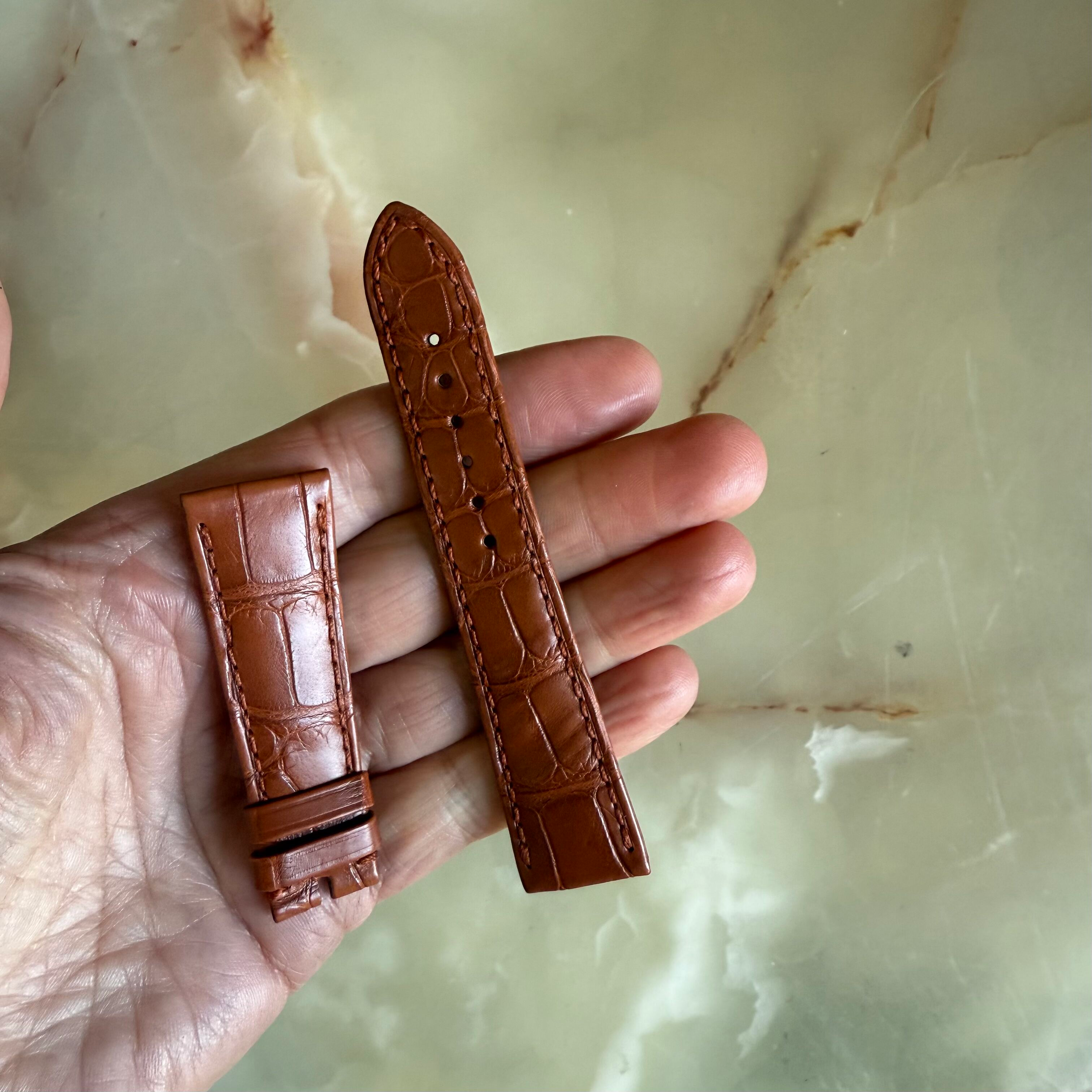 Authentic Breguet Brown Alligator Watch Strap Band 20mm