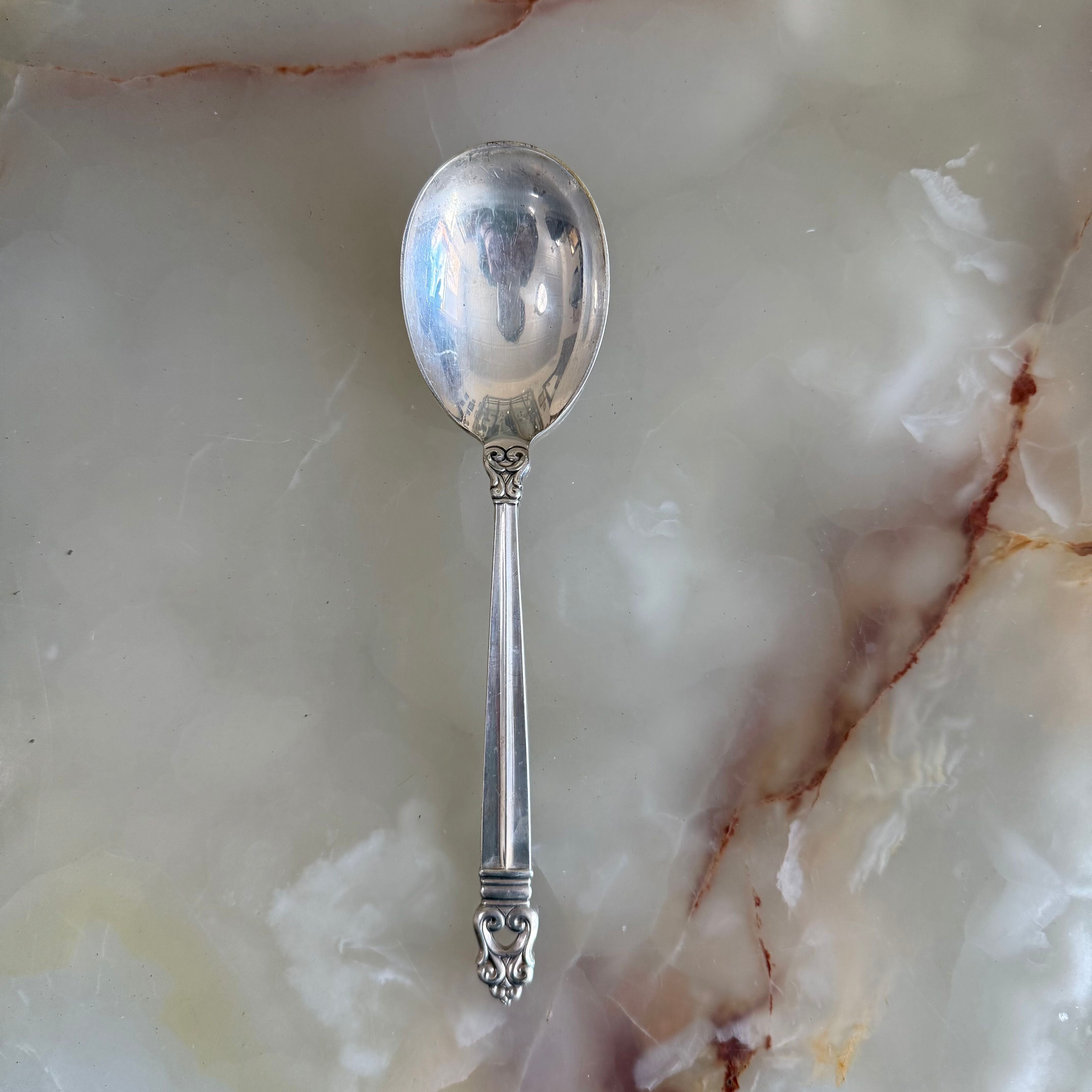 International Royal Danish Sterling Silver Gumbo Soup Spoon Set of 12