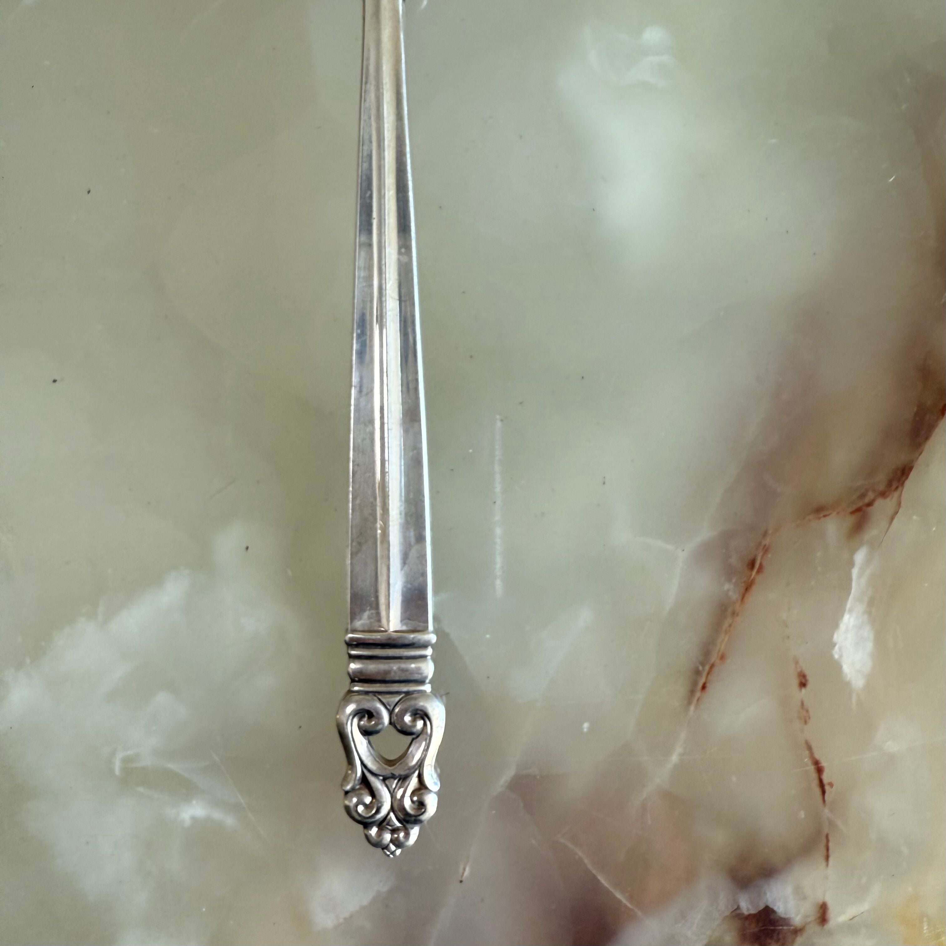 International Royal Danish Sterling Silver Gumbo Soup Spoon Set of 12