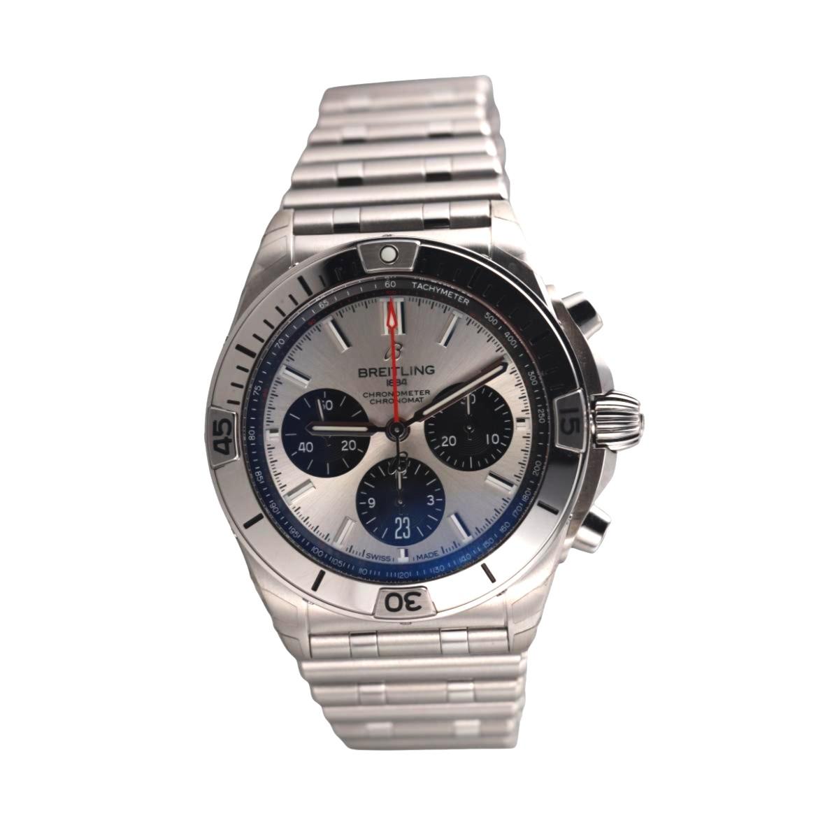Breitling Chronomat B01 42 Panda Dial Steel Automatic Watch AB0134