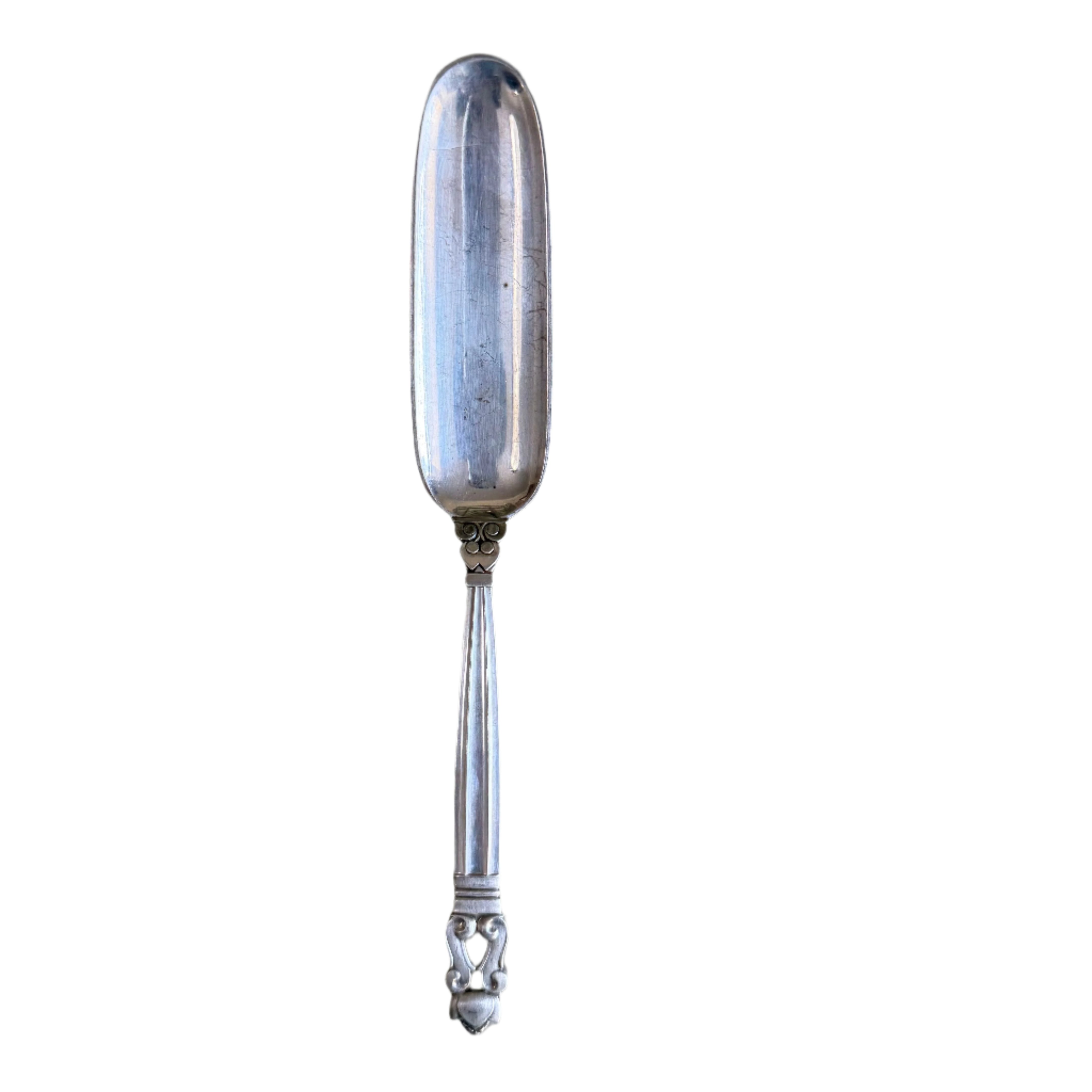 Georg Jensen Acorn Sterling Silver Marrow Scoop Spoon