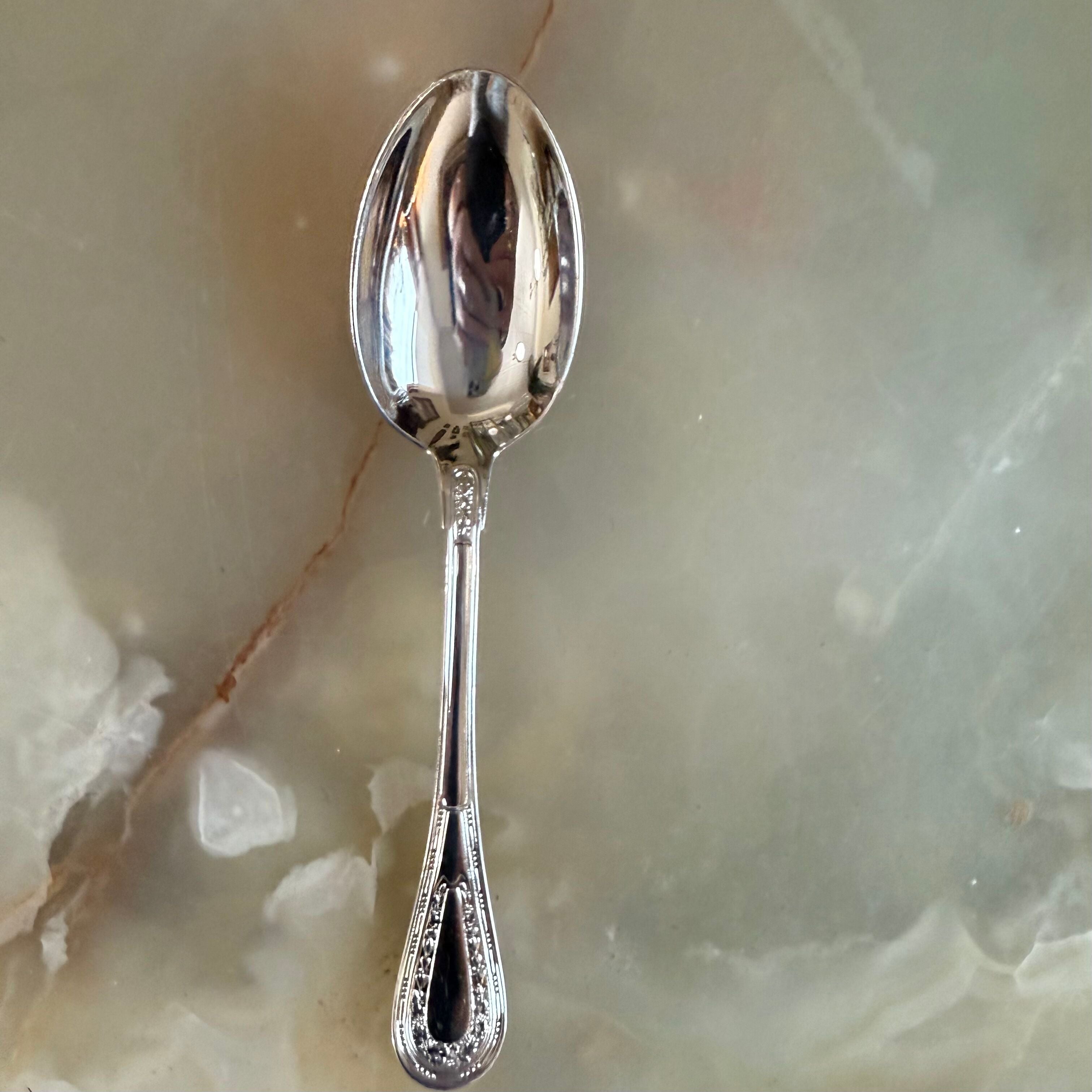 Puiforcat Monthelie Silver Platted Flatware Set 91 pc