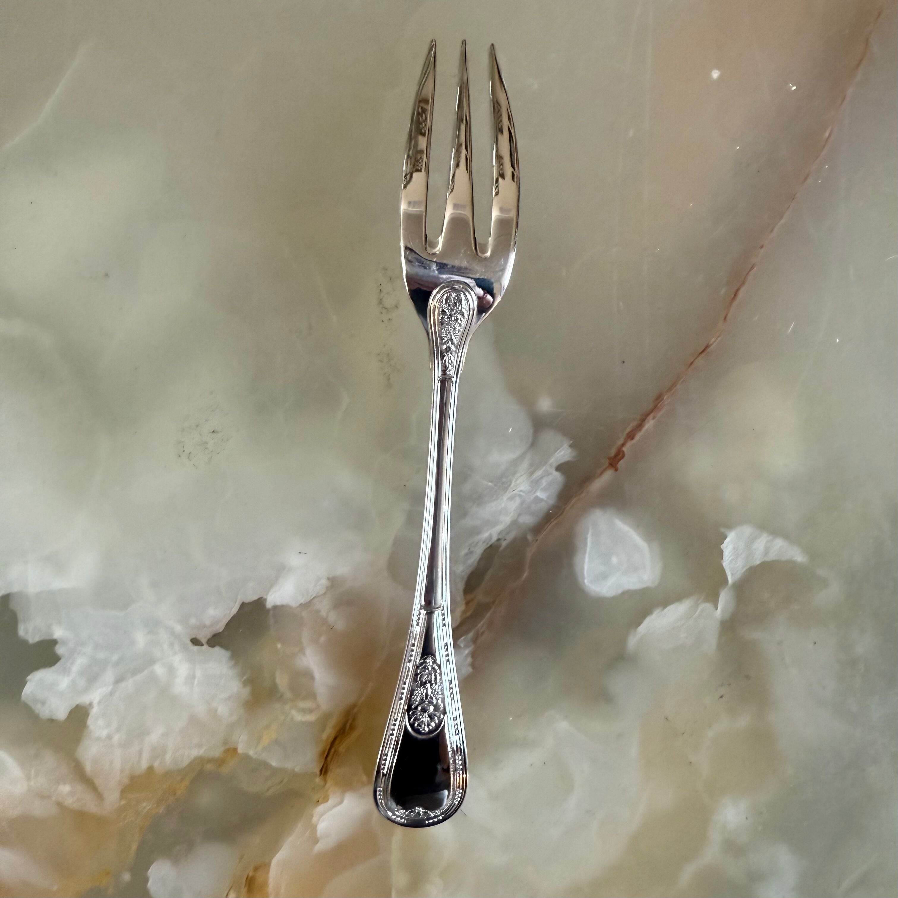 Puiforcat Monthelie Silver Platted Flatware Set 91 pc