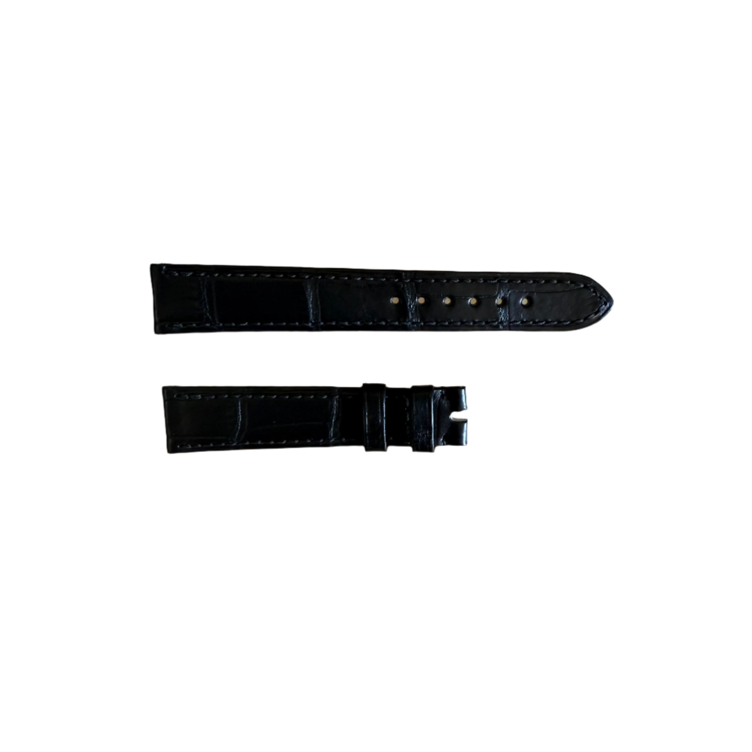 Authentic Breguet Black Alligator Watch Strap Band 16mm