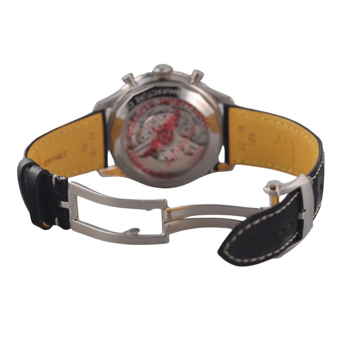 Breitling Navitimer B01 Chronograph 43 Panda Dial Steel Automatic Watch AB0138