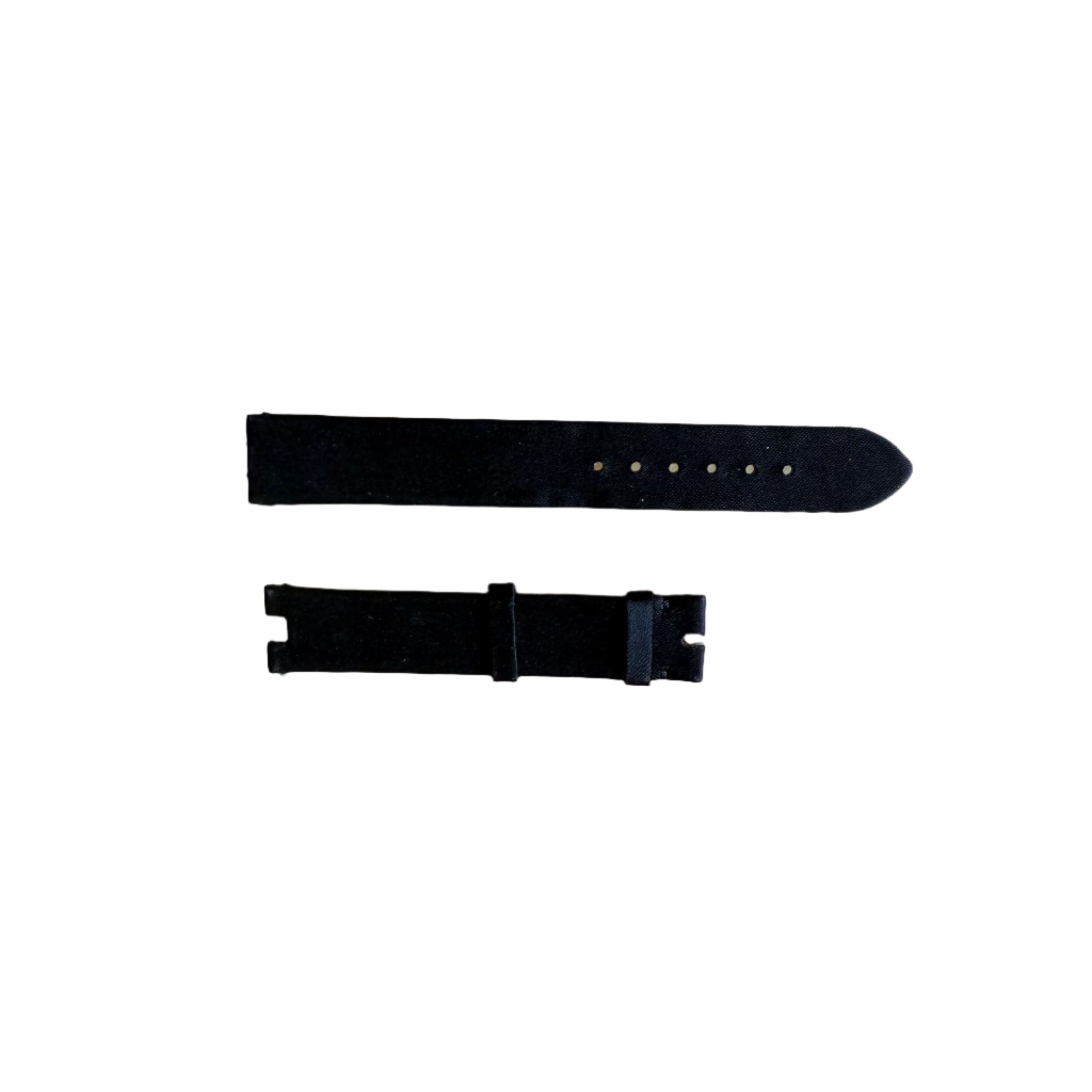 Authentic Breguet Reine de Naples Black Satin Watch Strap Band 14mm