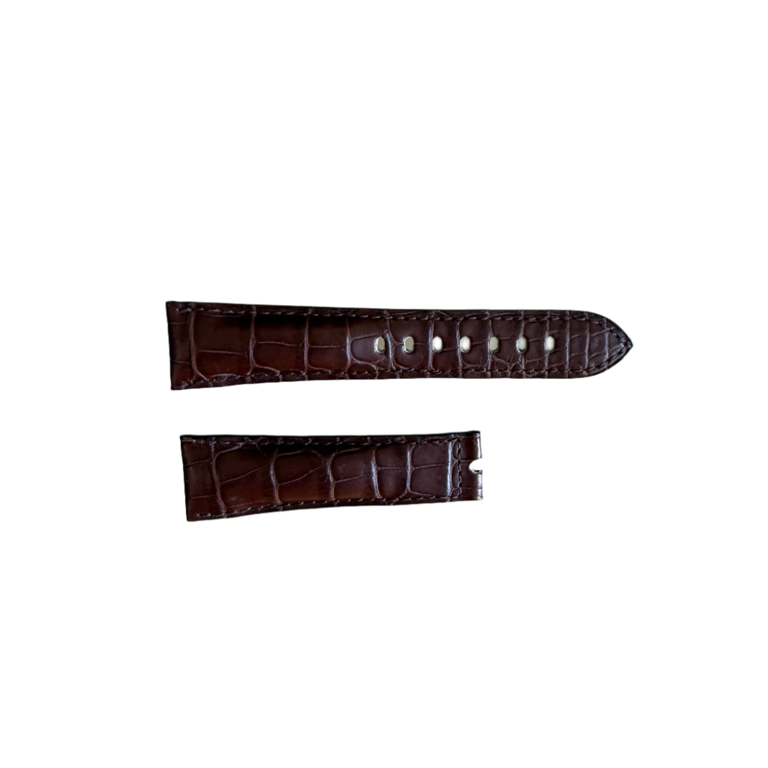 Authentic Breguet Brown Alligator Watch Strap Band 22mm