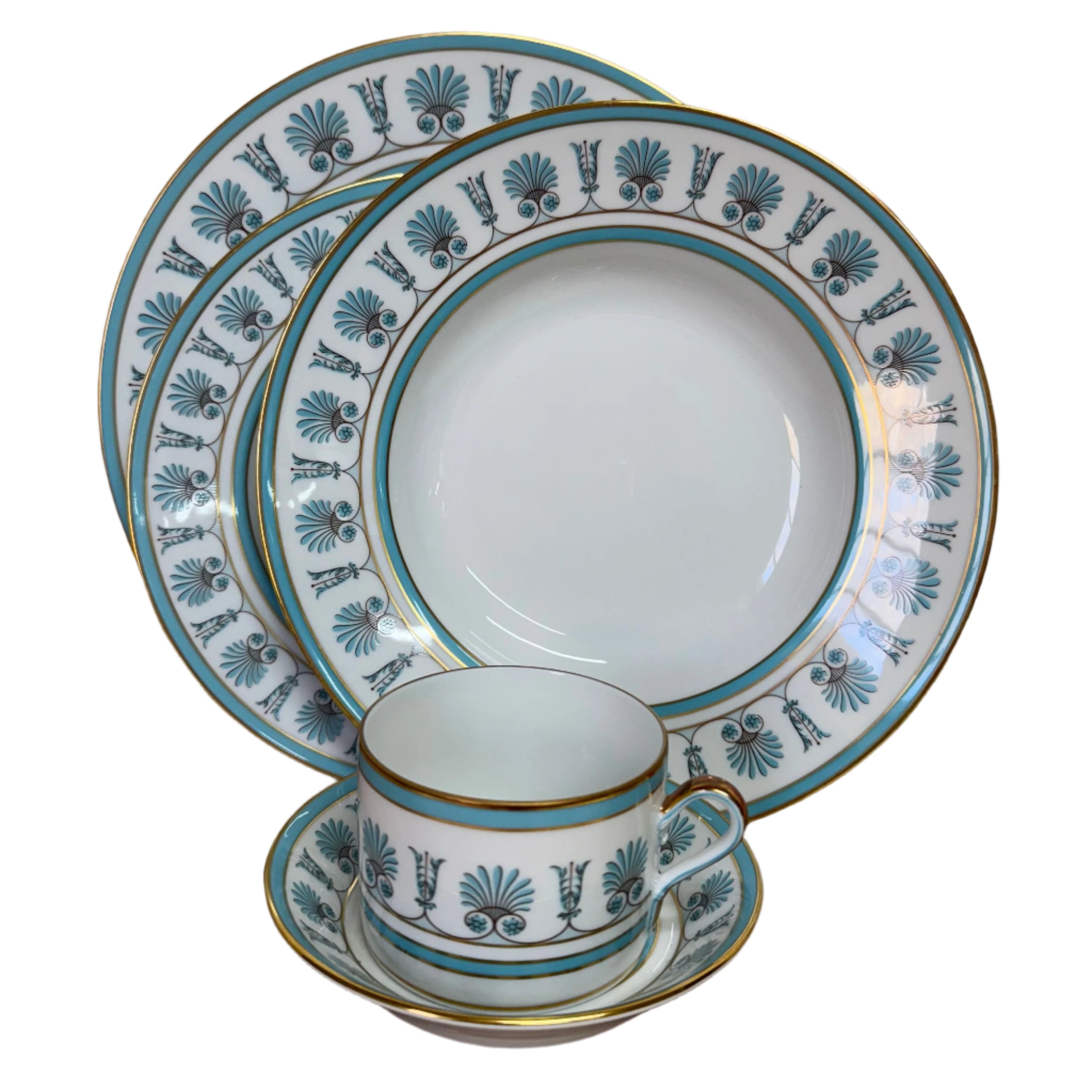 Richard Ginori Palmette 5pc Dinner Place Setting