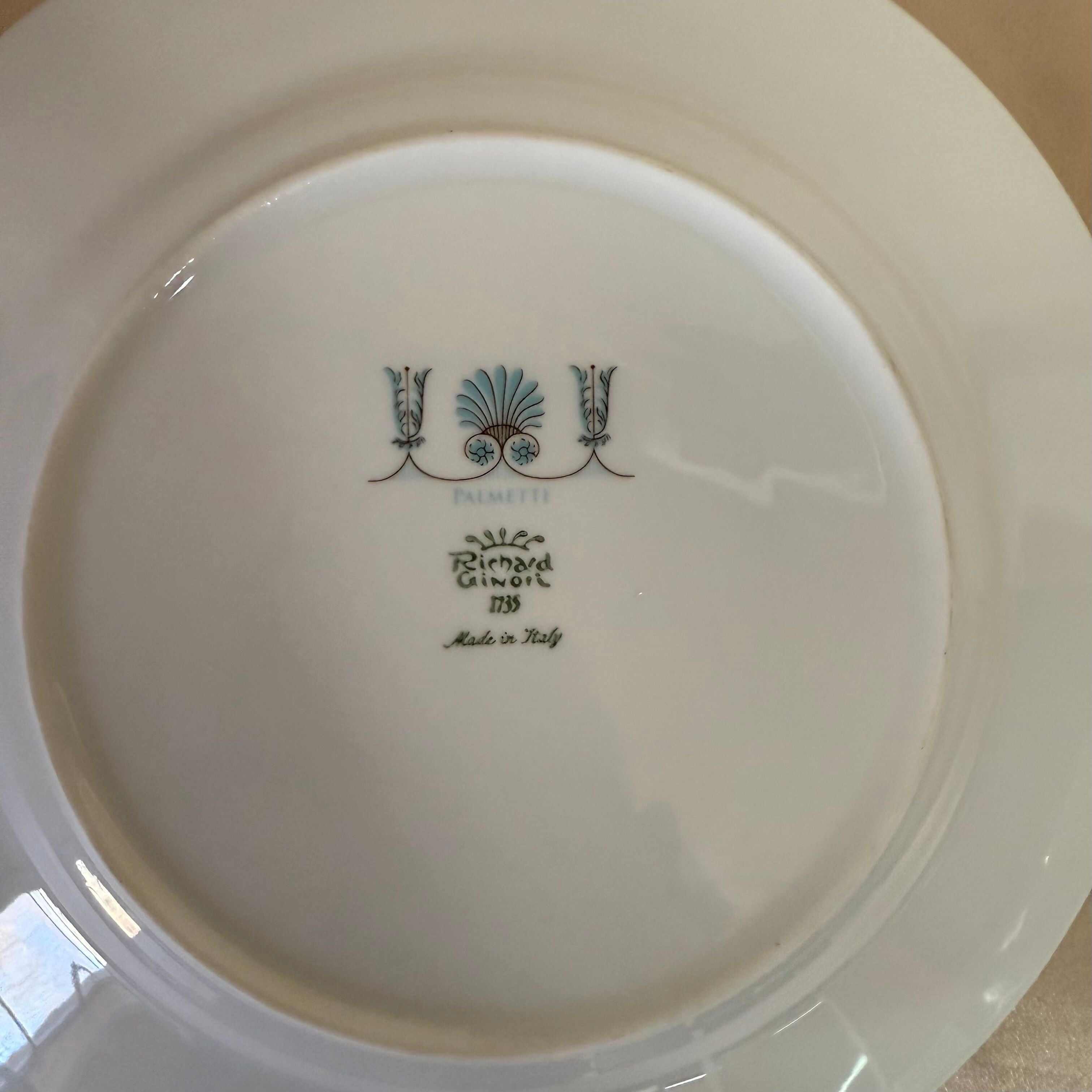 Richard Ginori Palmette 5pc Dinner Place Setting