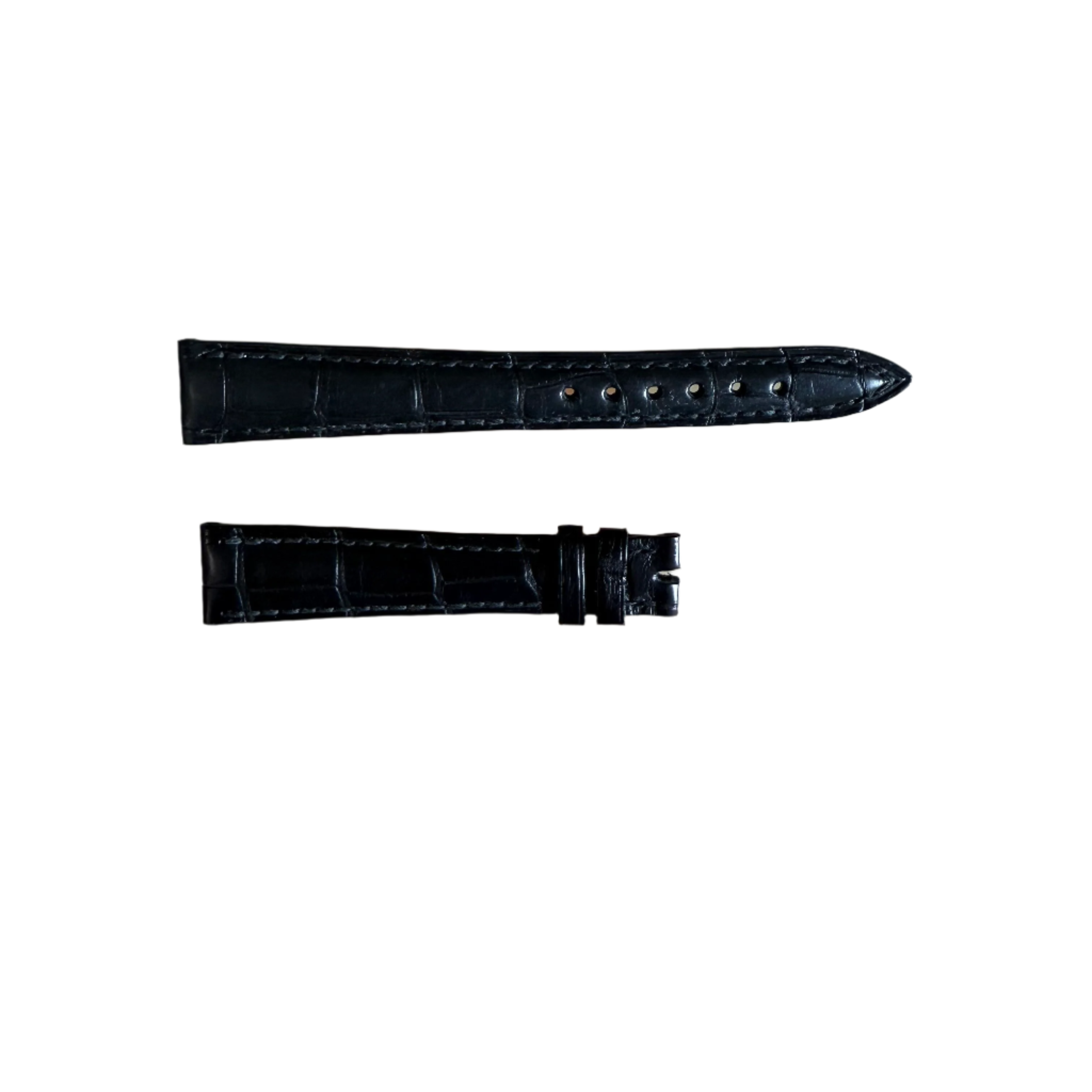 Authentic Blancpain Black Alligator Watch Strap Band 15mm