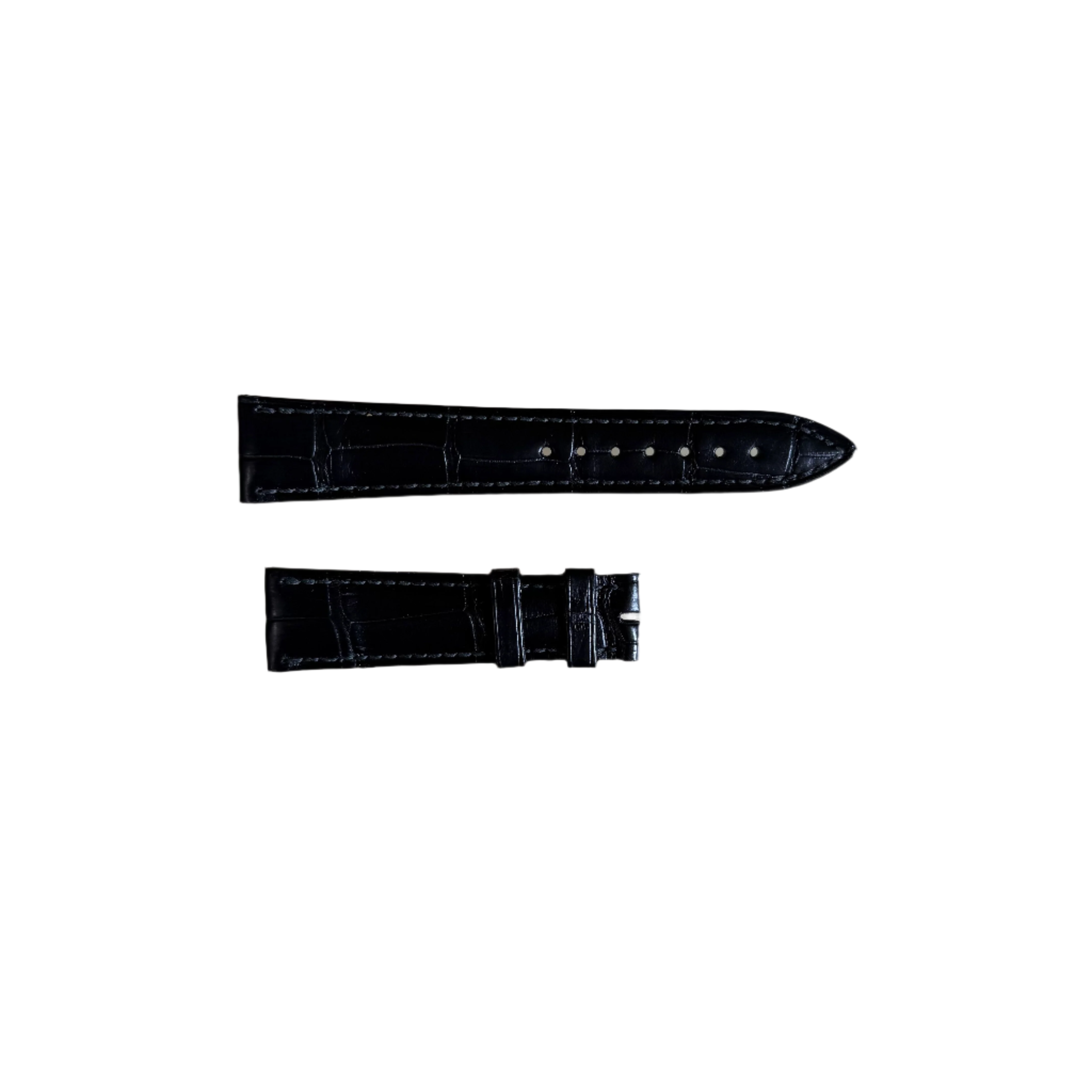 Authentic Blancpain Black Alligator Watch Strap Band 18mm