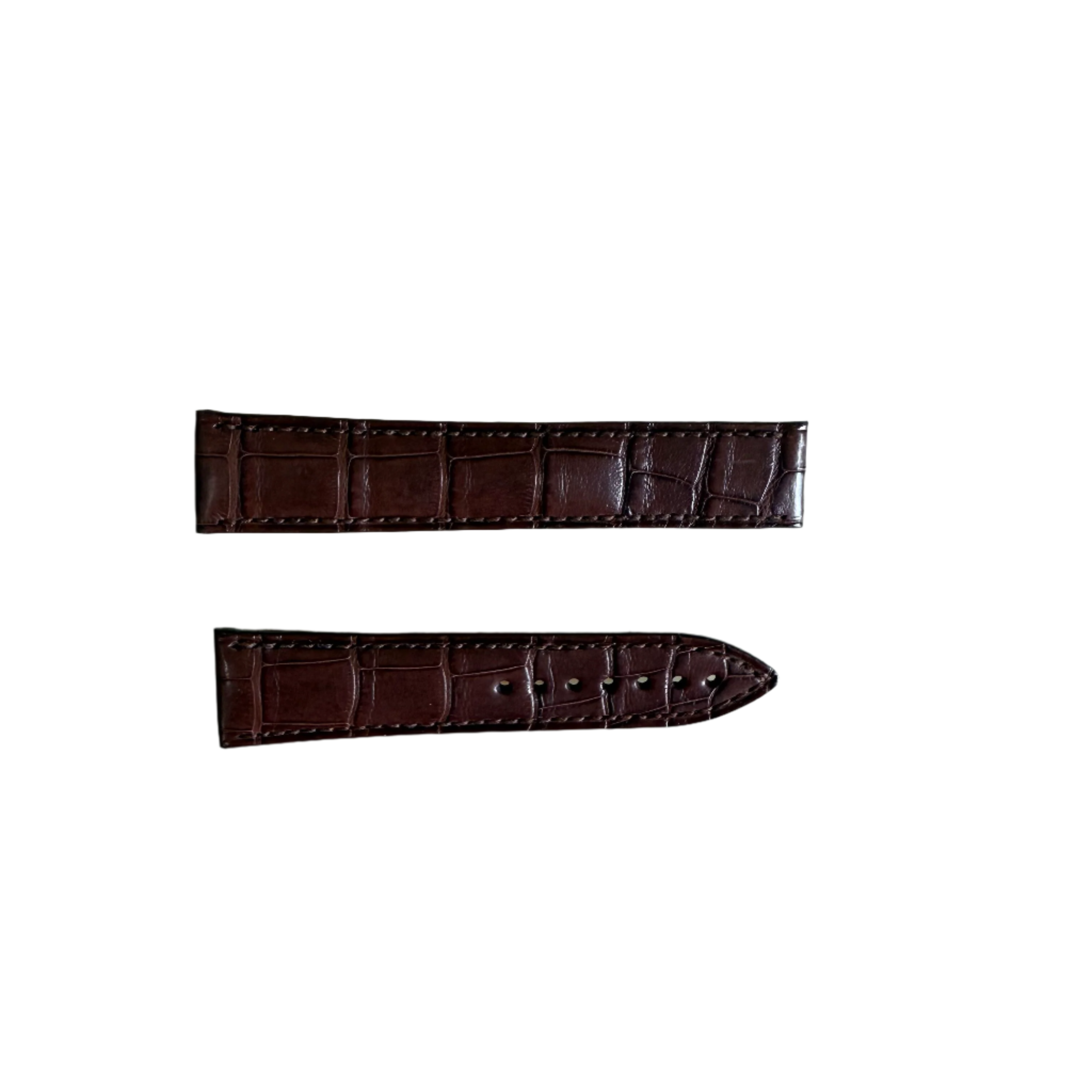 Authentic Blancpain Brown Alligator Watch Strap Band 18mm