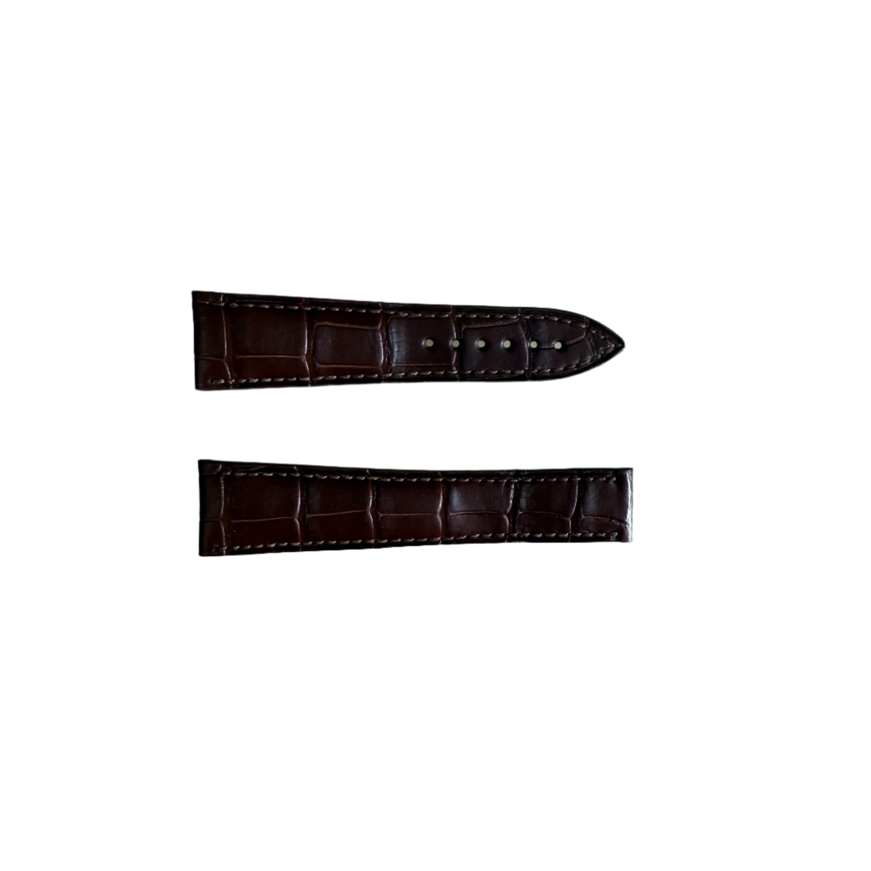 Authentic Blancpain Brown Alligator Watch Strap Band 20mm