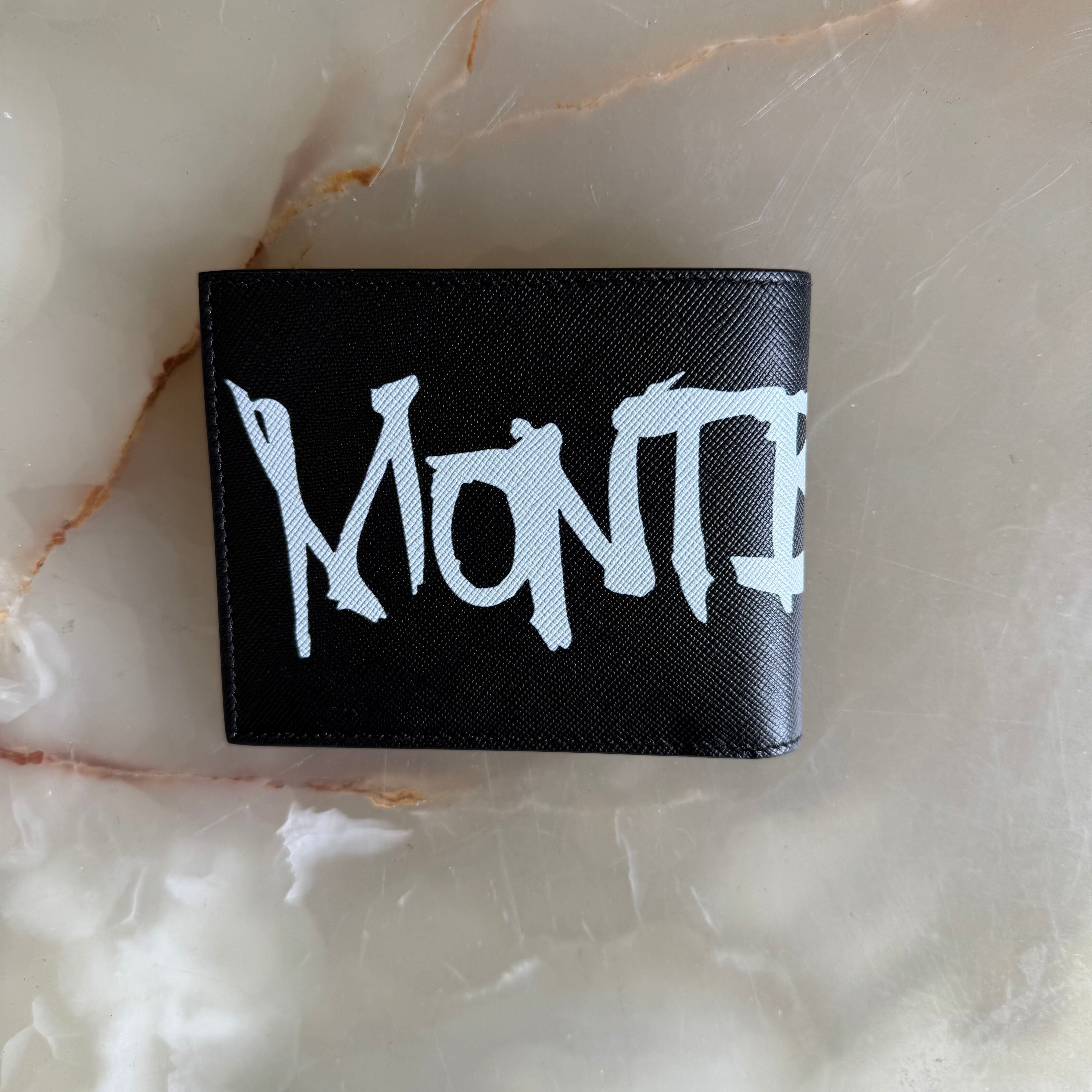 Montblanc Sartorial Calligraphy Print Wallet 124138