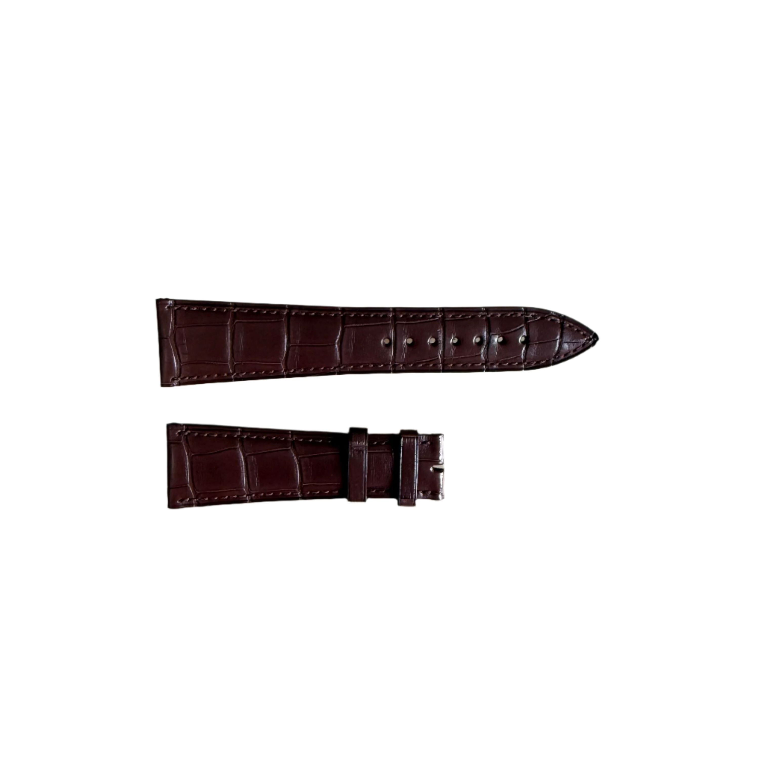 Authentic Blancpain Brown Alligator Watch Strap Band 23mm
