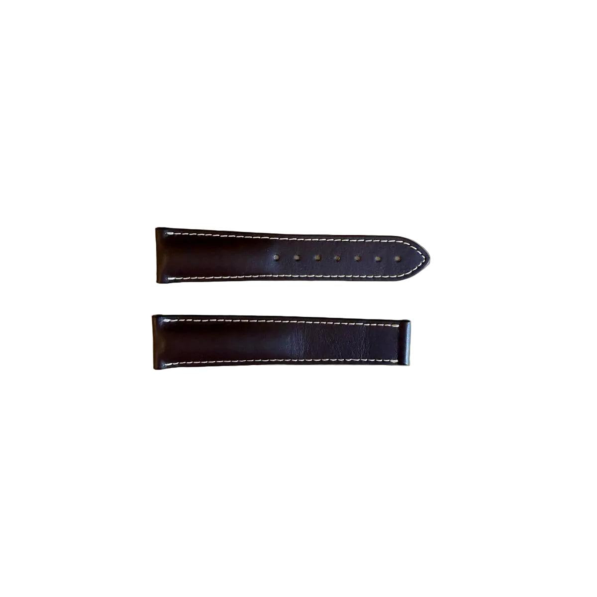 Authentic Omega Brown Leather Watch Strap Band 21mm 98000150