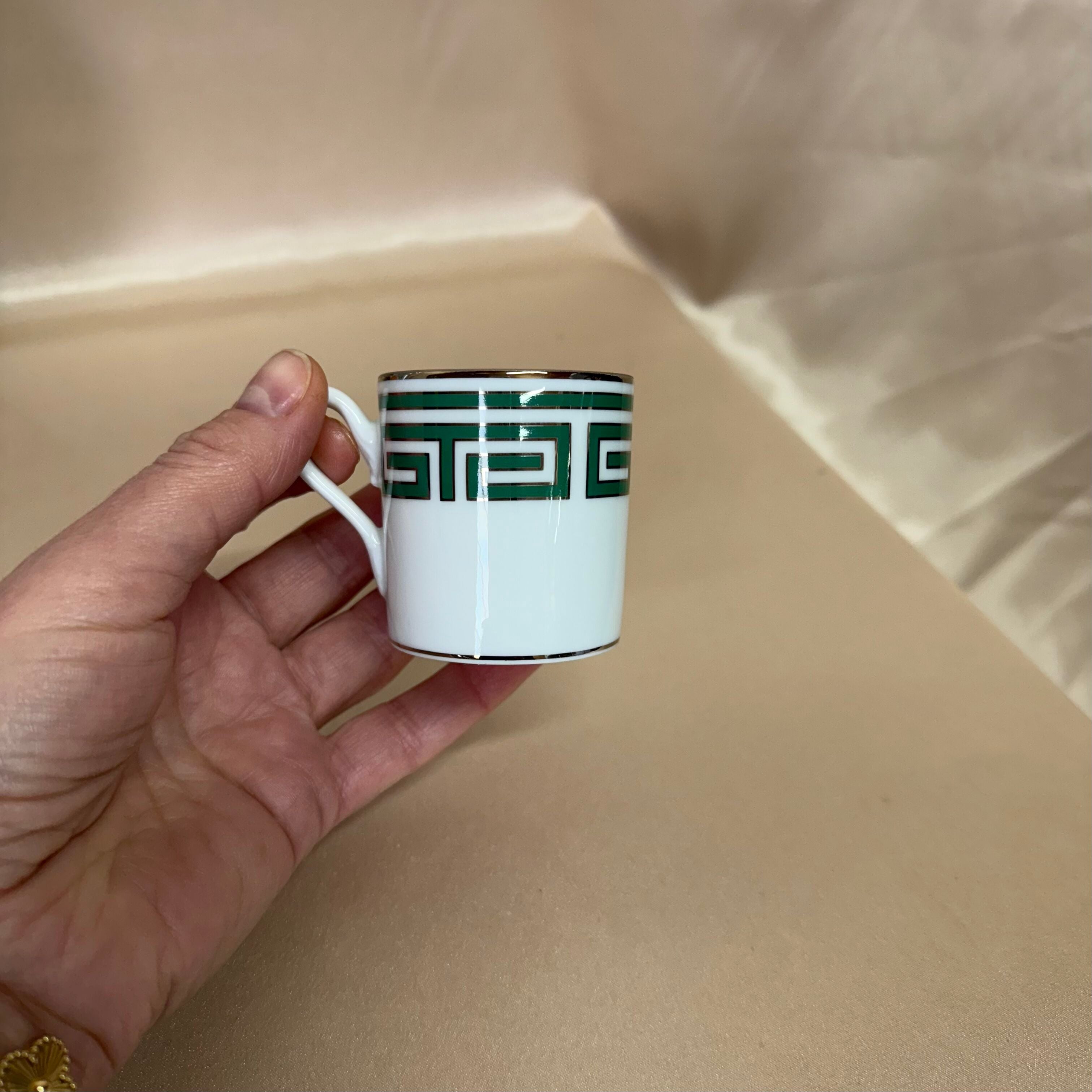 Richard Ginori Labirinto Green 5 pc Dinner Place Setting