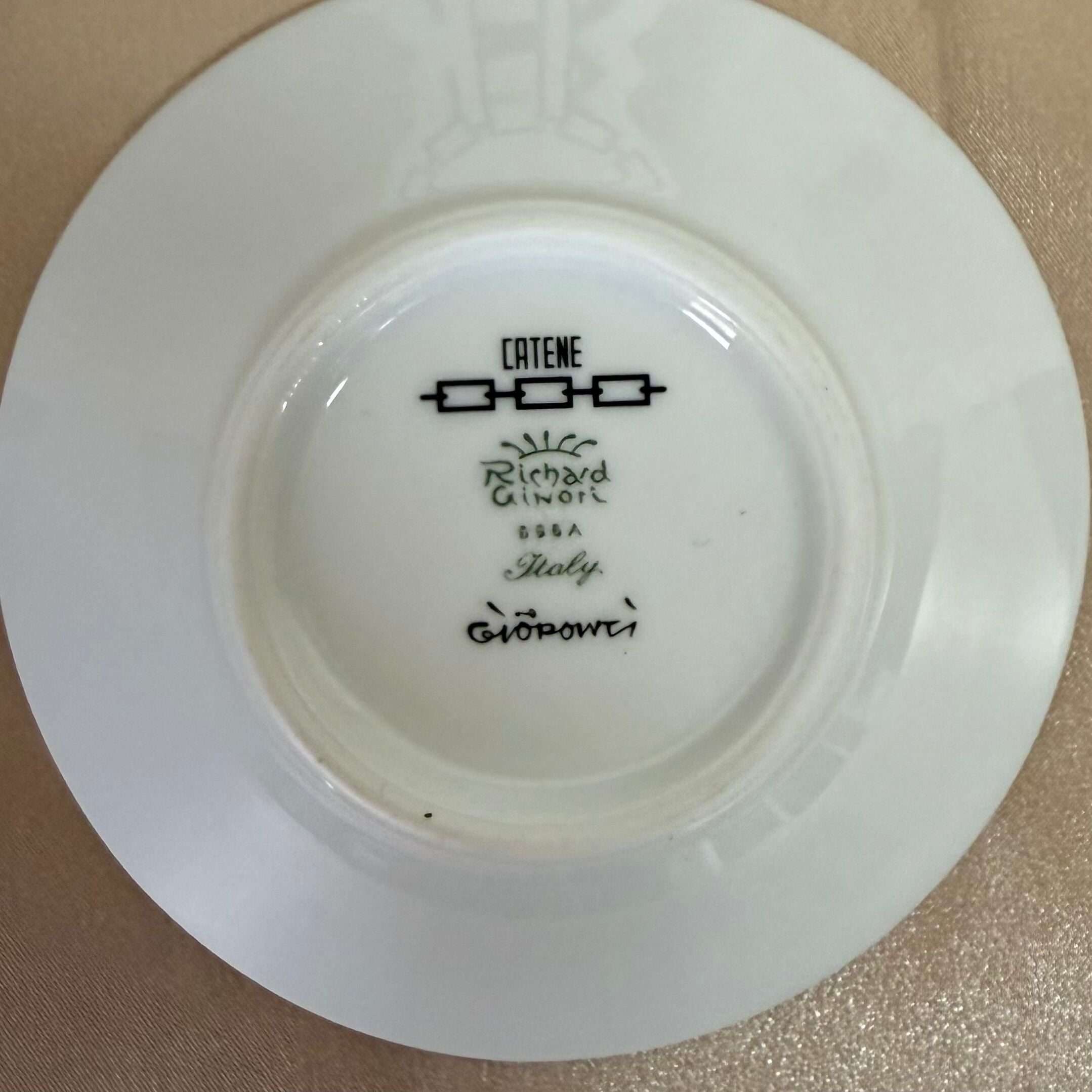 Richard Ginori Catene Black 5 pc Dinner Place Setting