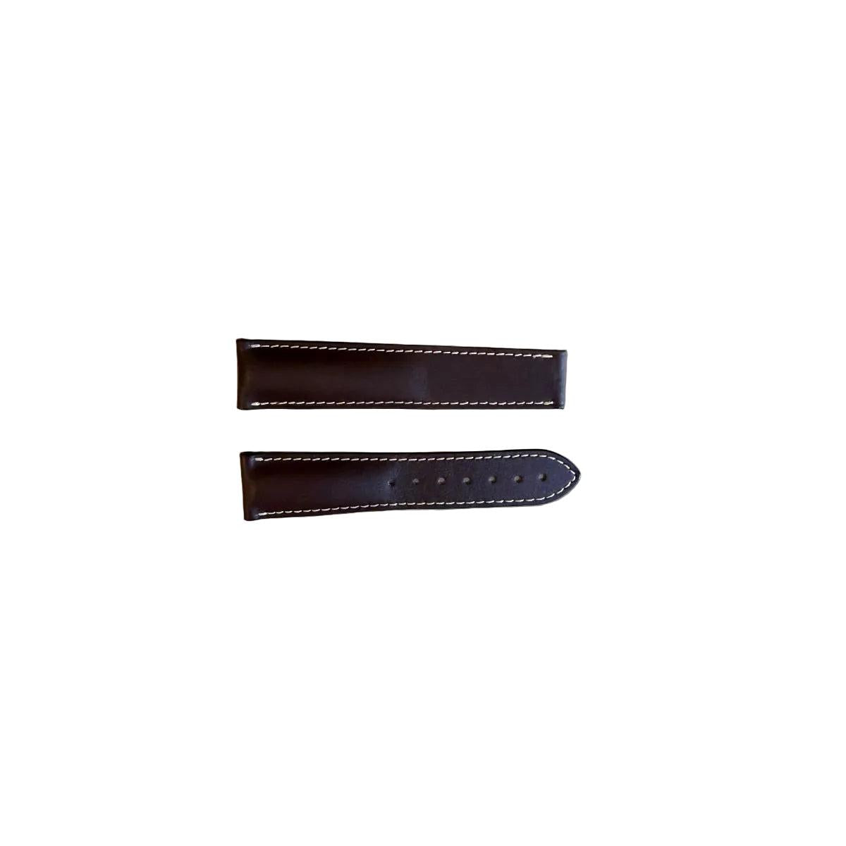 Authentic Omega Brown Leather Watch Strap Band 21mm 98000150