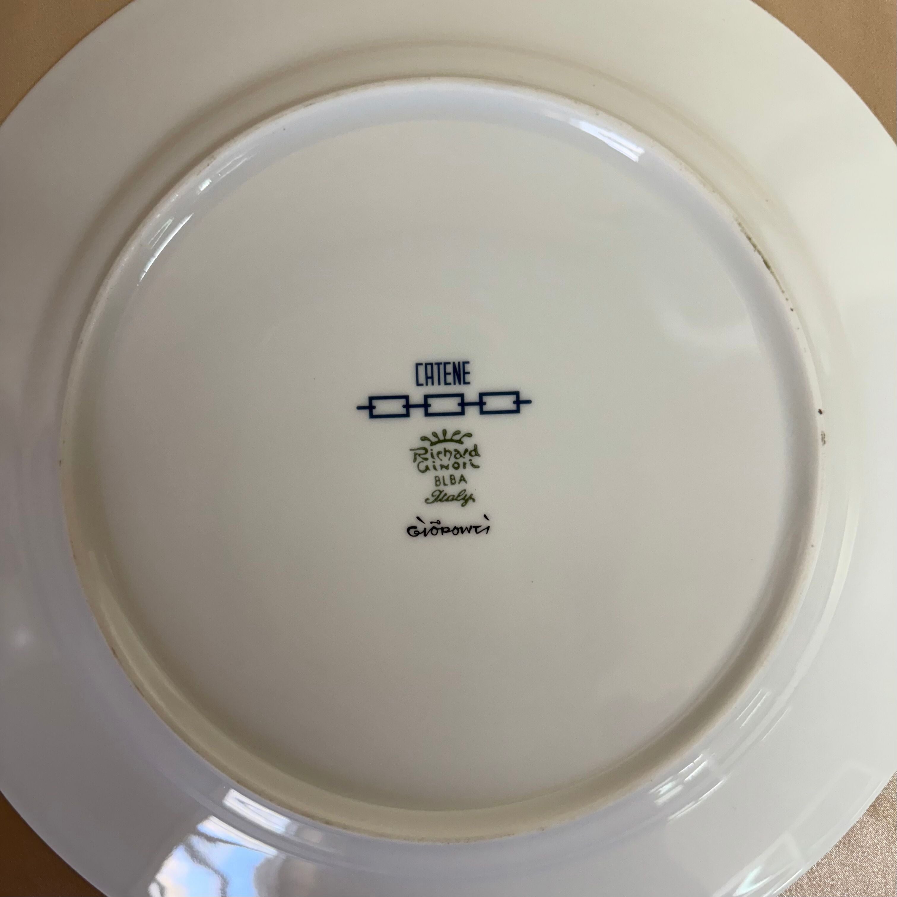 Richard Ginori Catene Blue 5 pc Dinner Place Setting