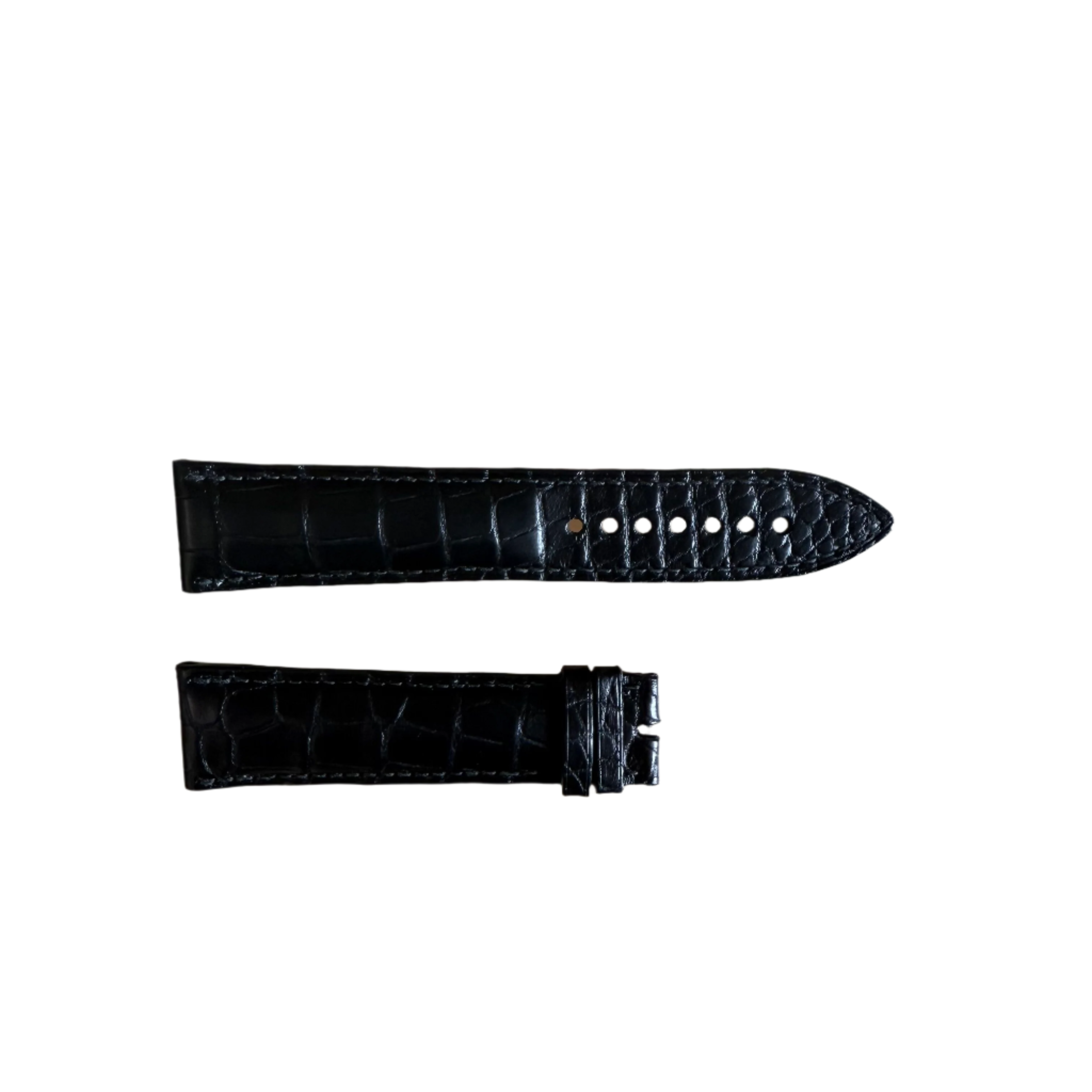 Authentic Blancpain Black Crocodile Watch Strap Band 23mm