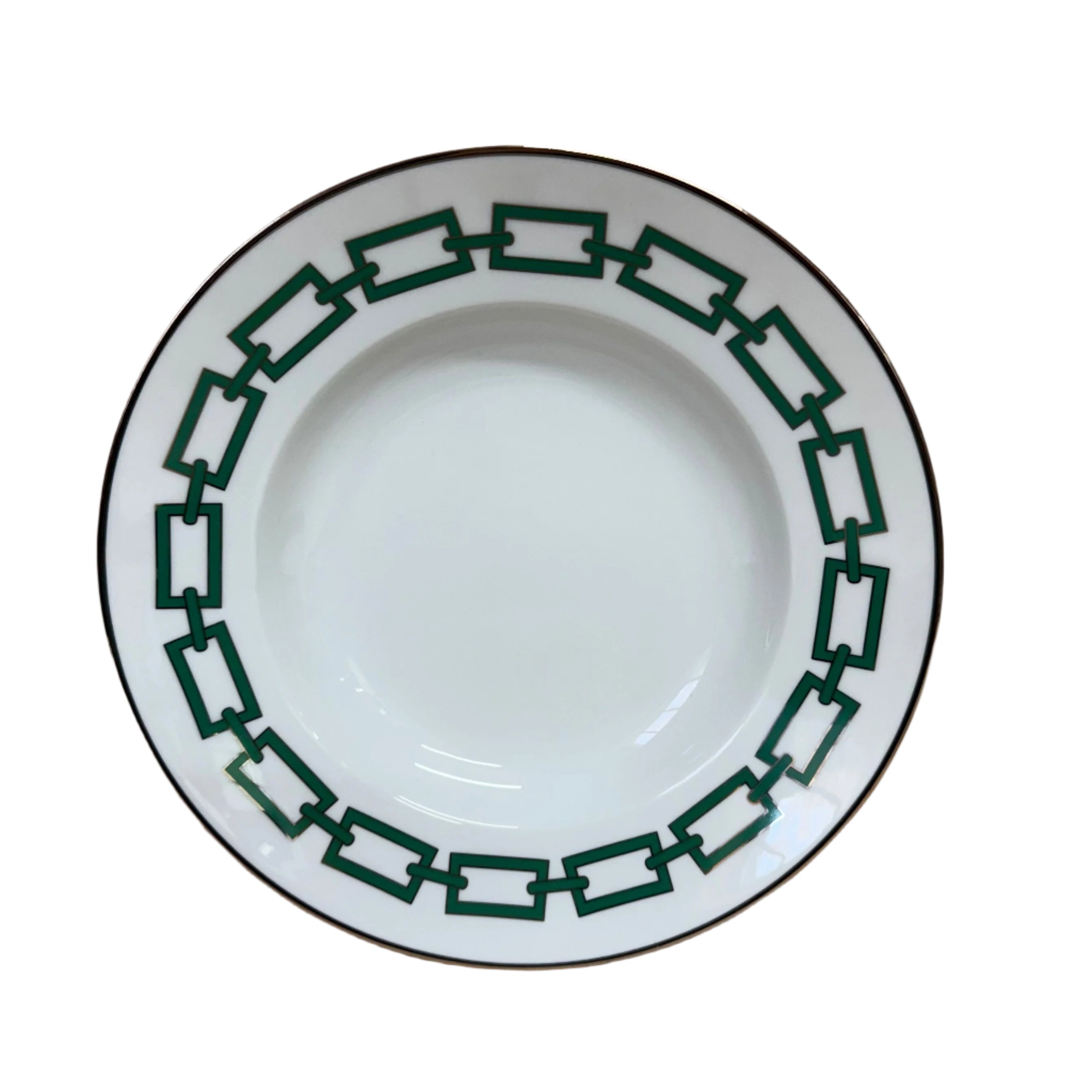 Richard Ginori Catene Green 5 pc Dinner Place Setting