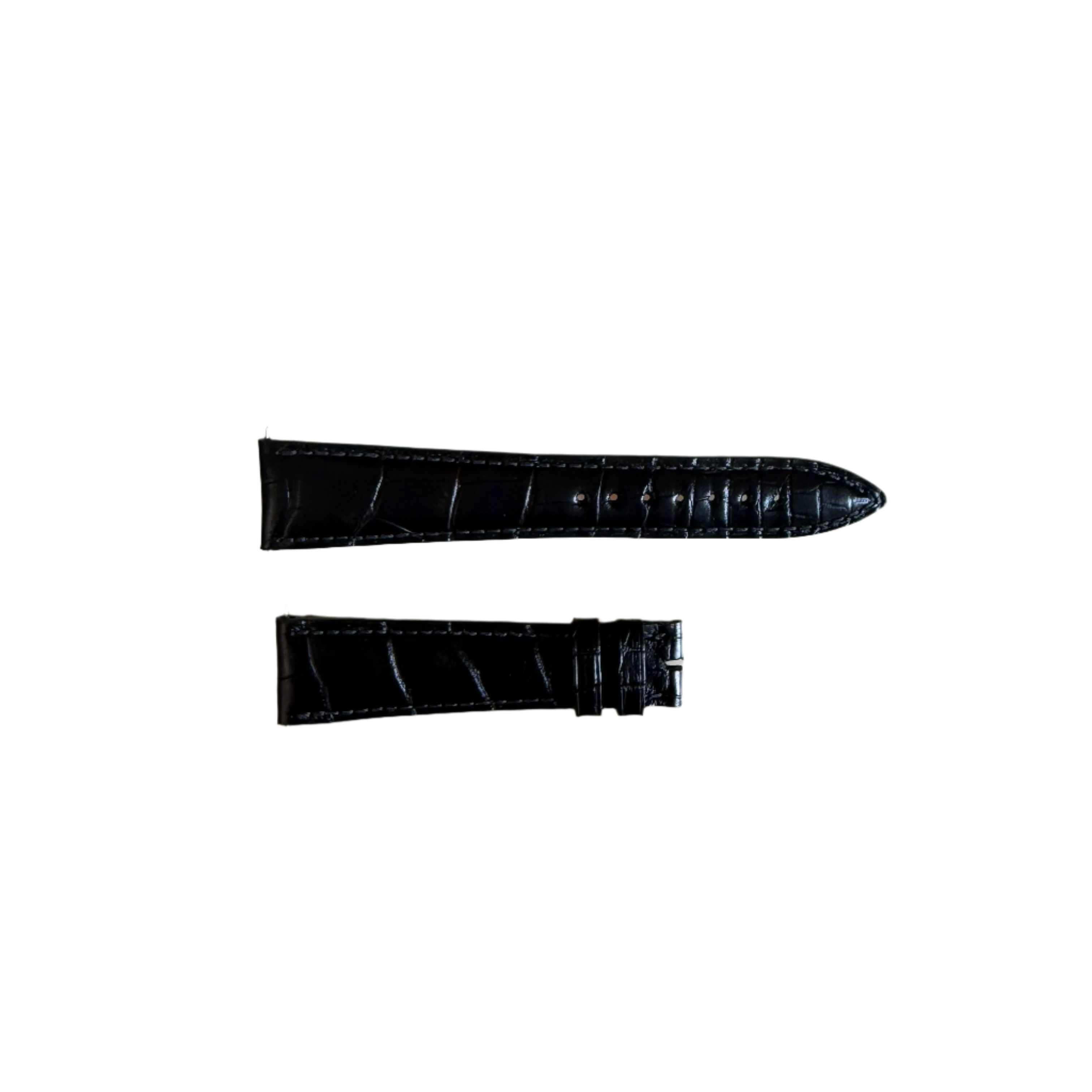Authentic Blancpain Black Alligator Watch Strap Band 20mm