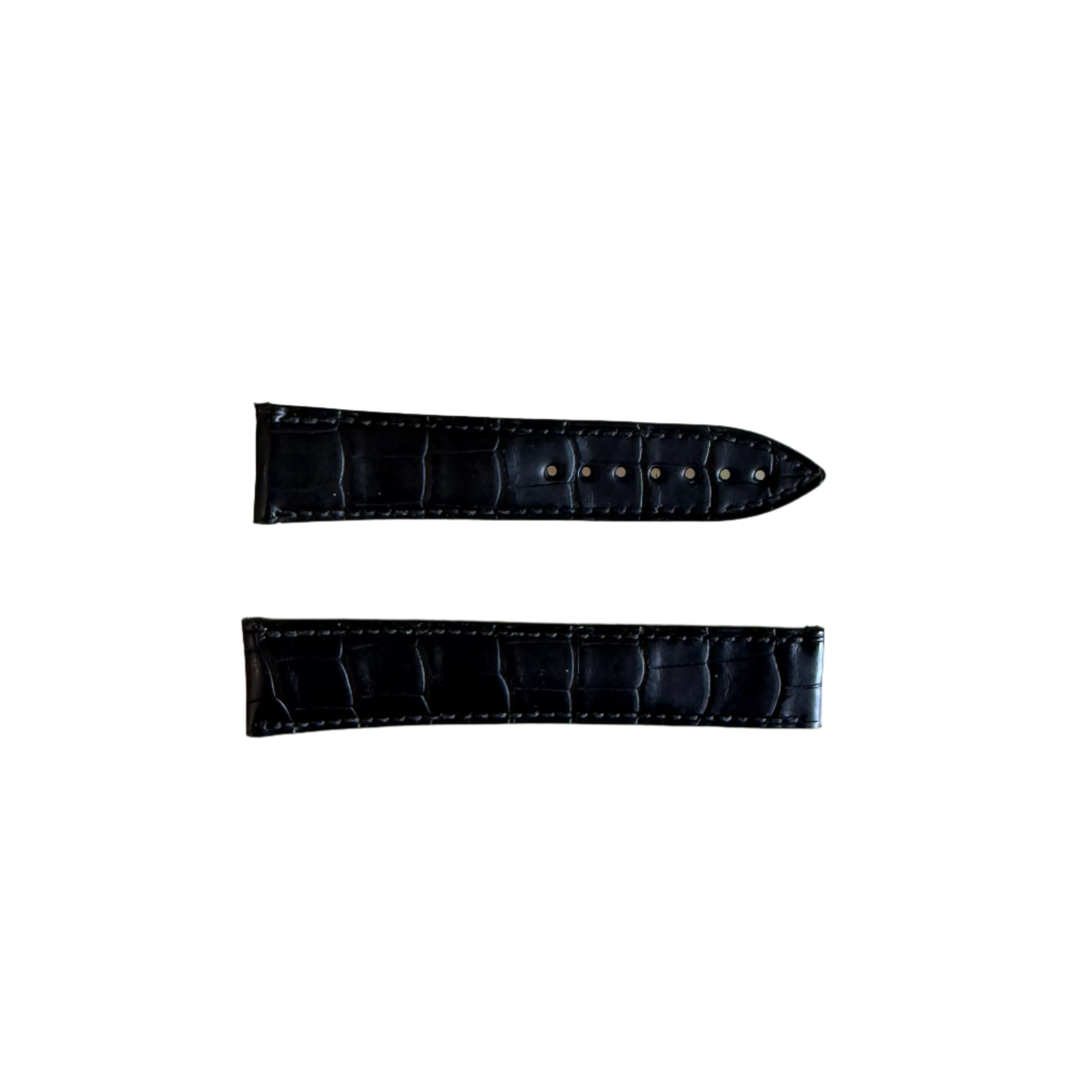 Authentic Blancpain Black Alligator Watch Strap Band 18mm