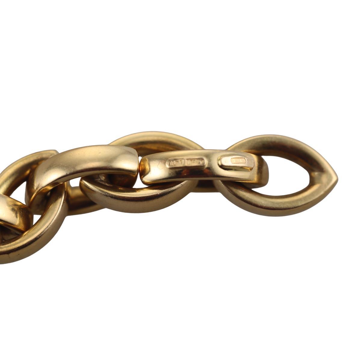 Roberto Coin 18K Gold Diamond Link Bracelet