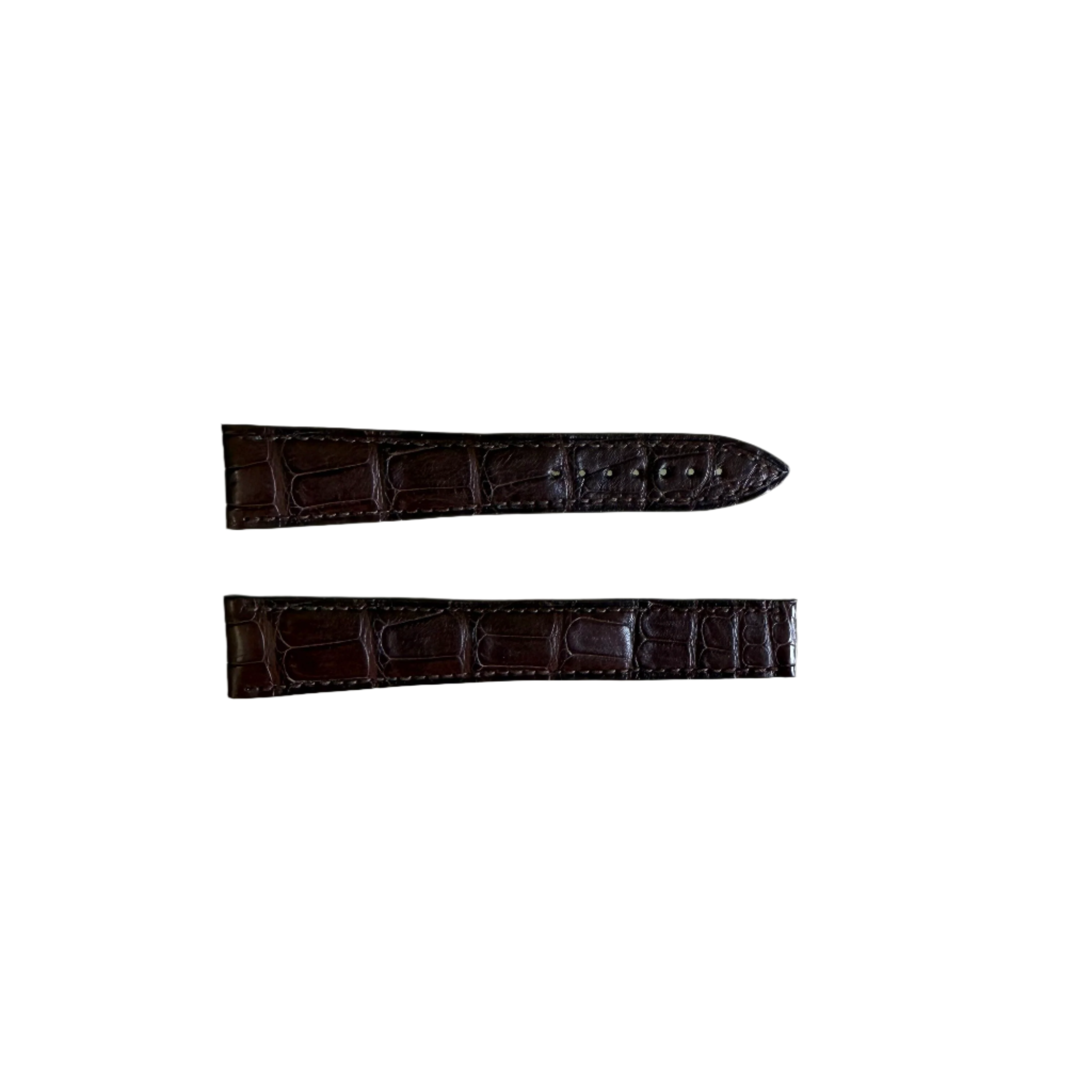 Authentic Blancpain Brown Alligator Watch Strap Band 20mm
