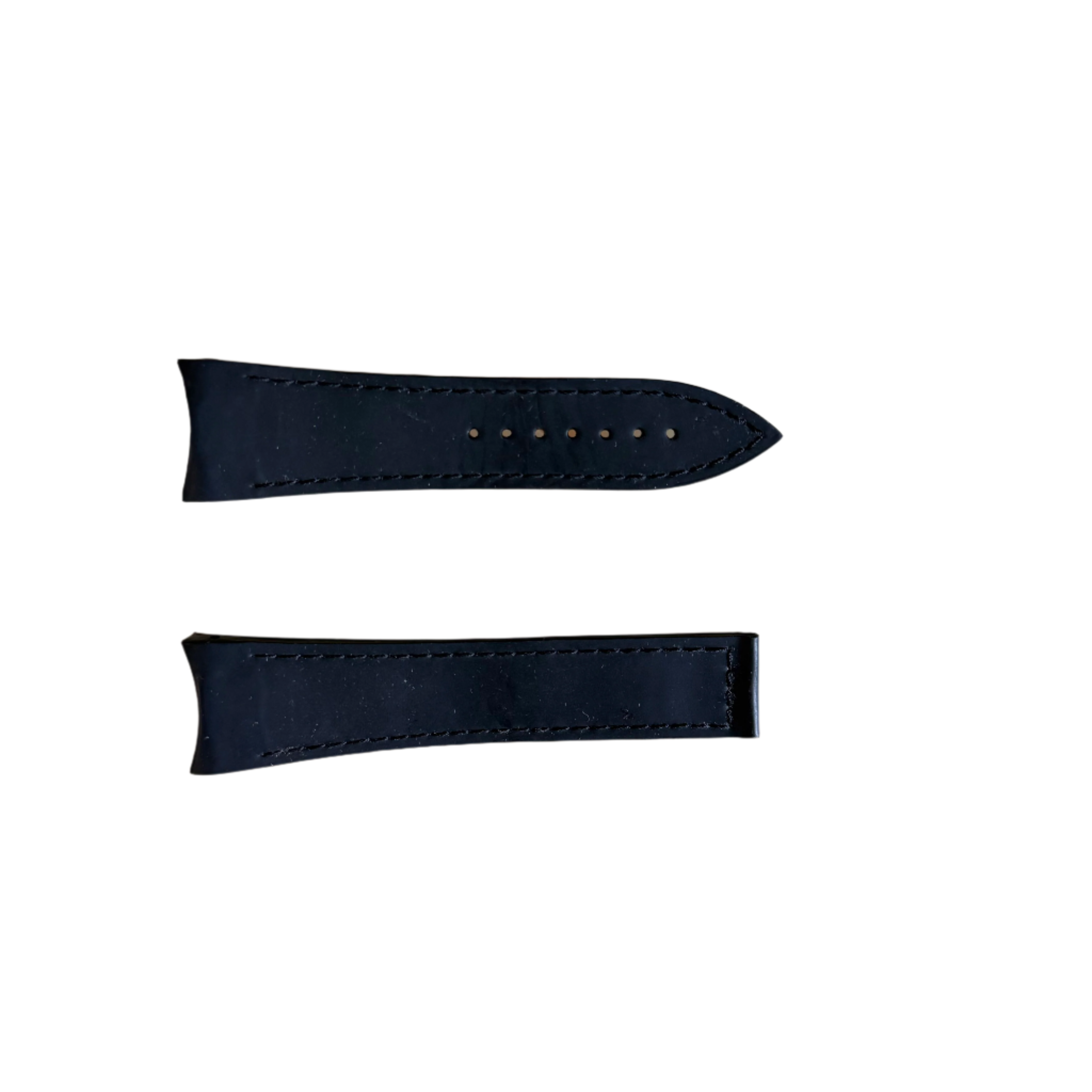 Authentic Blancpain Black Rubber Watch Strap Band 22mm 2850 CF1