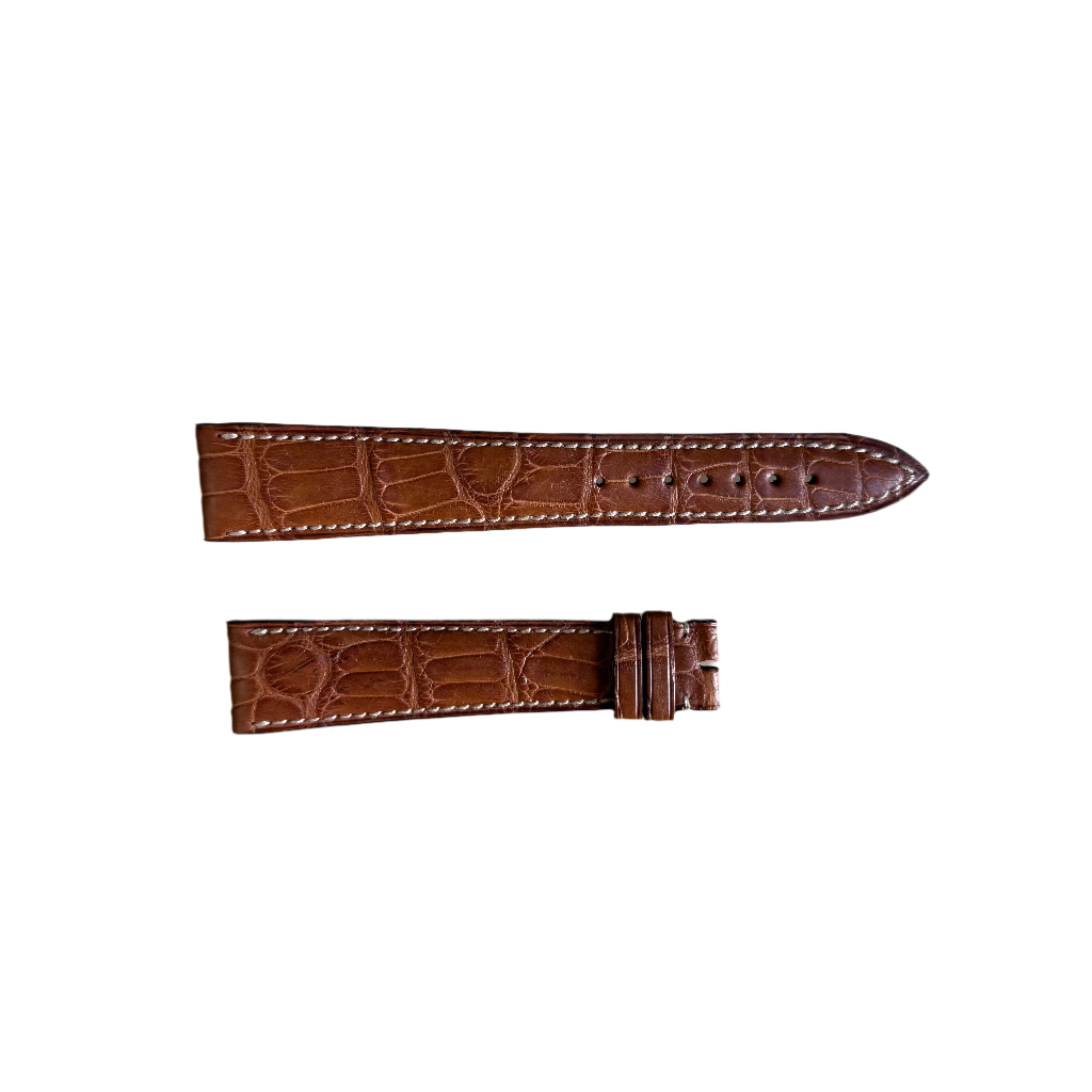 Authentic Blancpain Brown Alligator Watch Strap Band 20mm