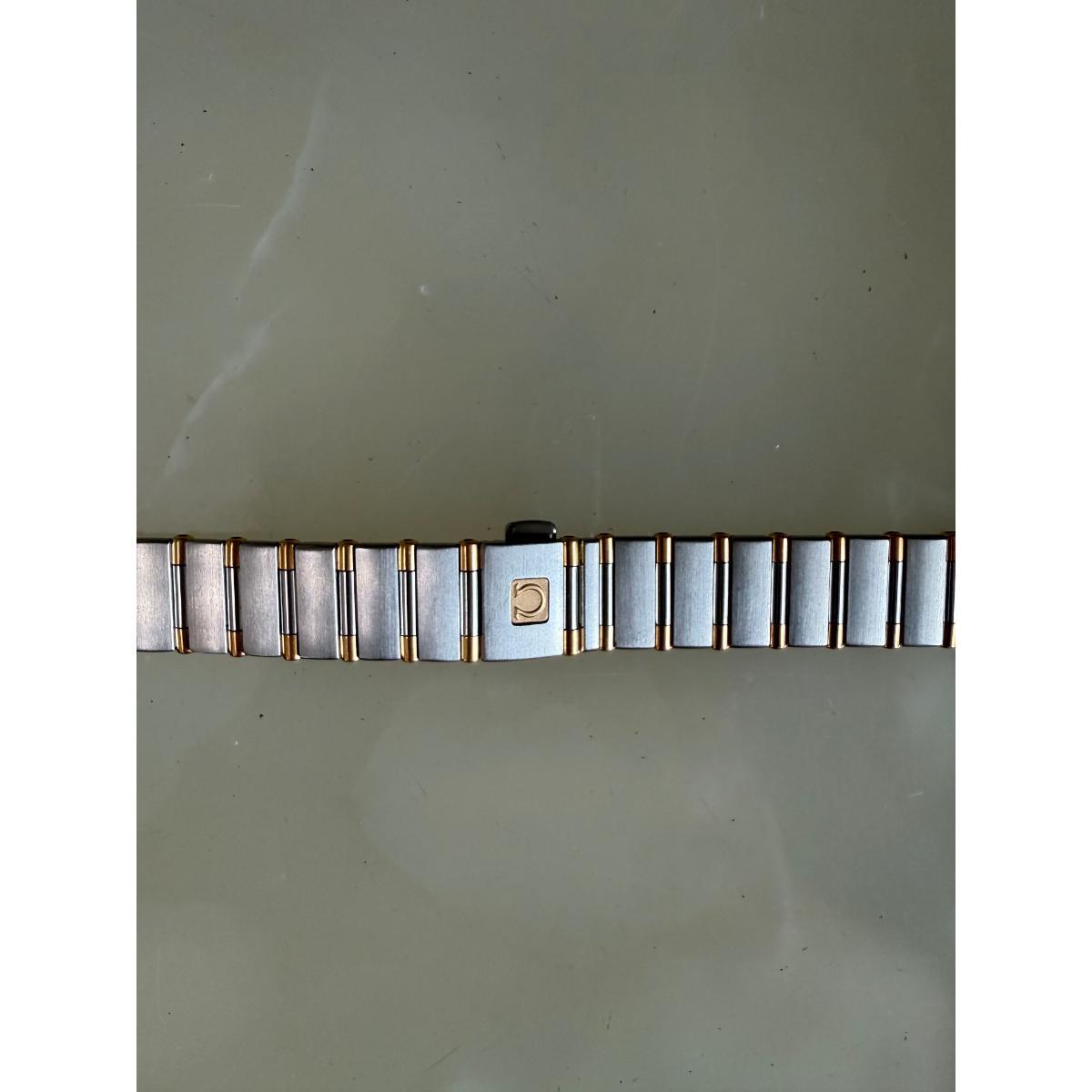 Authentic Omega Constellation Steel 18k Gold Watch Bracelet 14mm 6553/865
