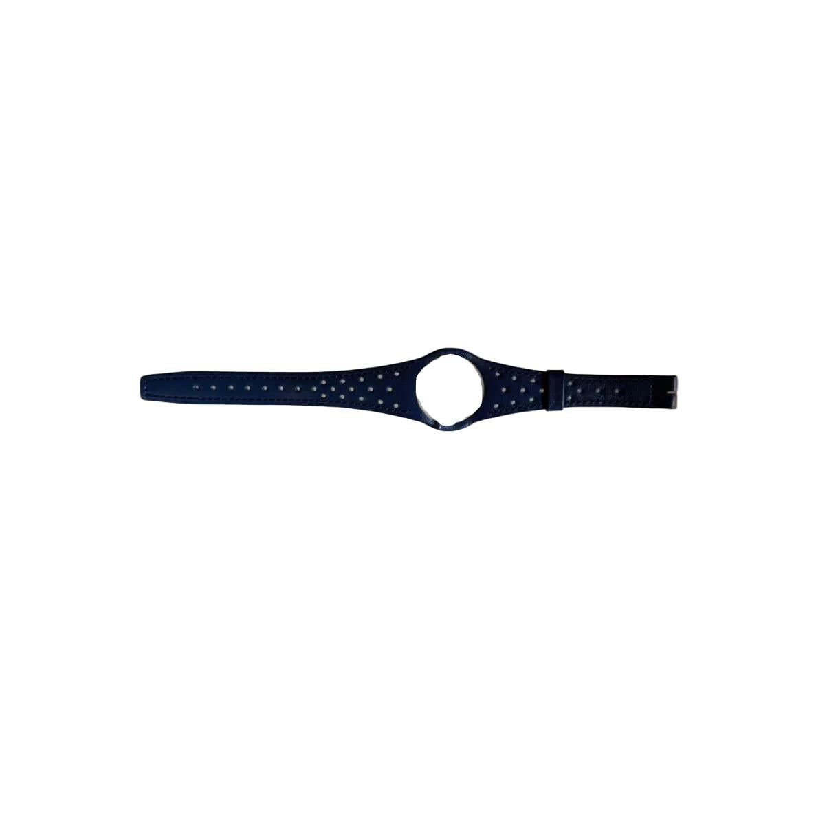 Authentic Omega Dynamic Blue Leather Watch Strap Band