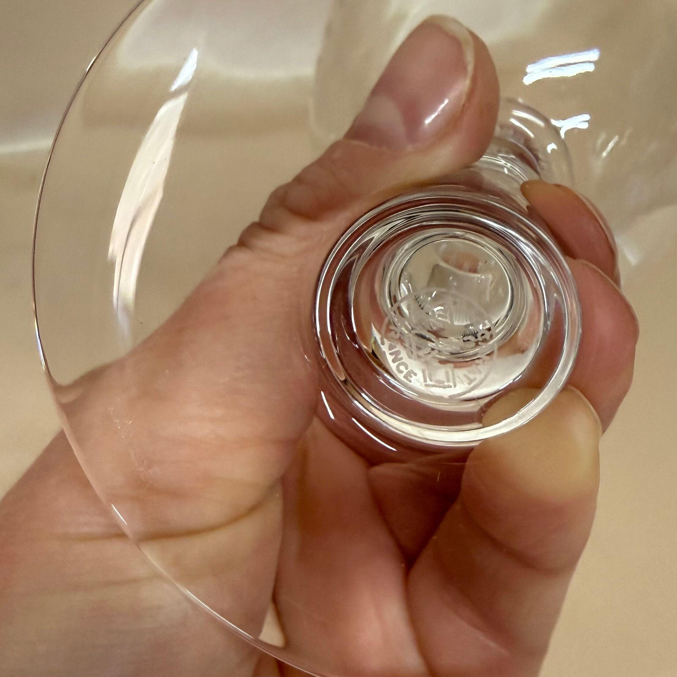 Baccarat Crystal Nancy Water Goblet Glass Set of 2
