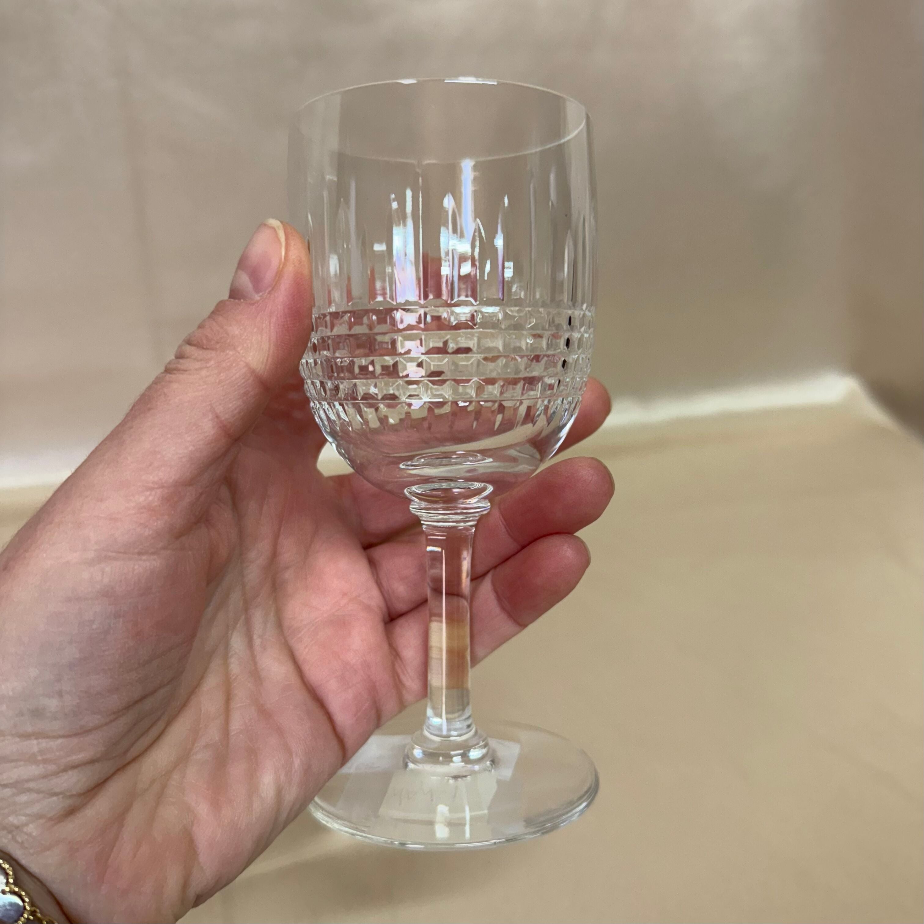 Baccarat Crystal Nancy Claret Wine Glass
