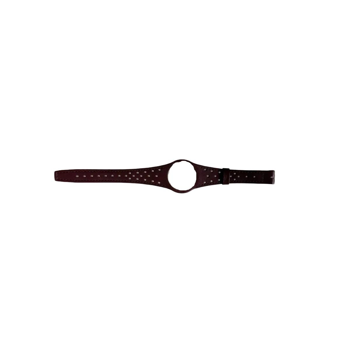 Authentic Omega Dynamic Brown Leather Watch Strap Band