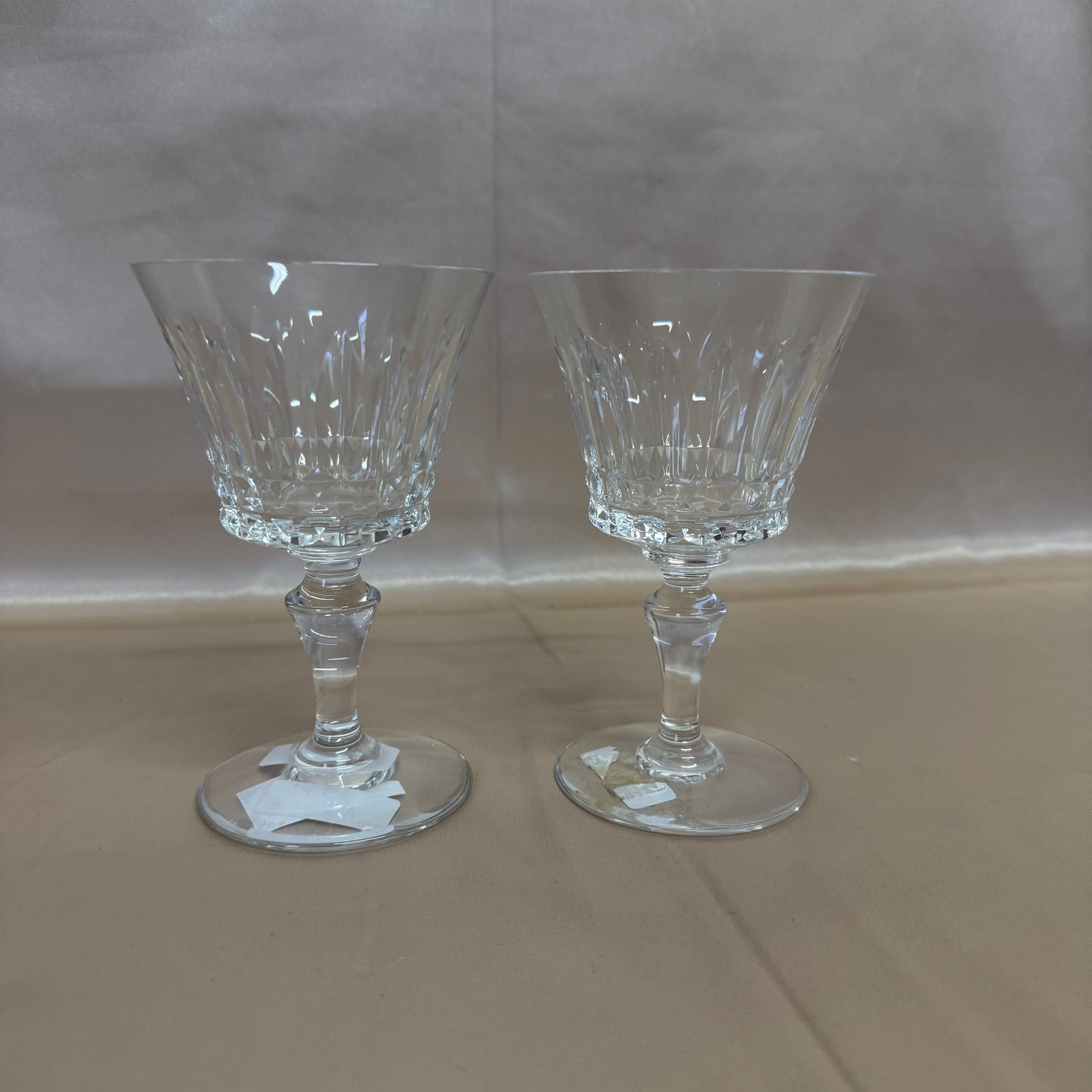Baccarat Piccadilly Claret Wine Glass Set of 2