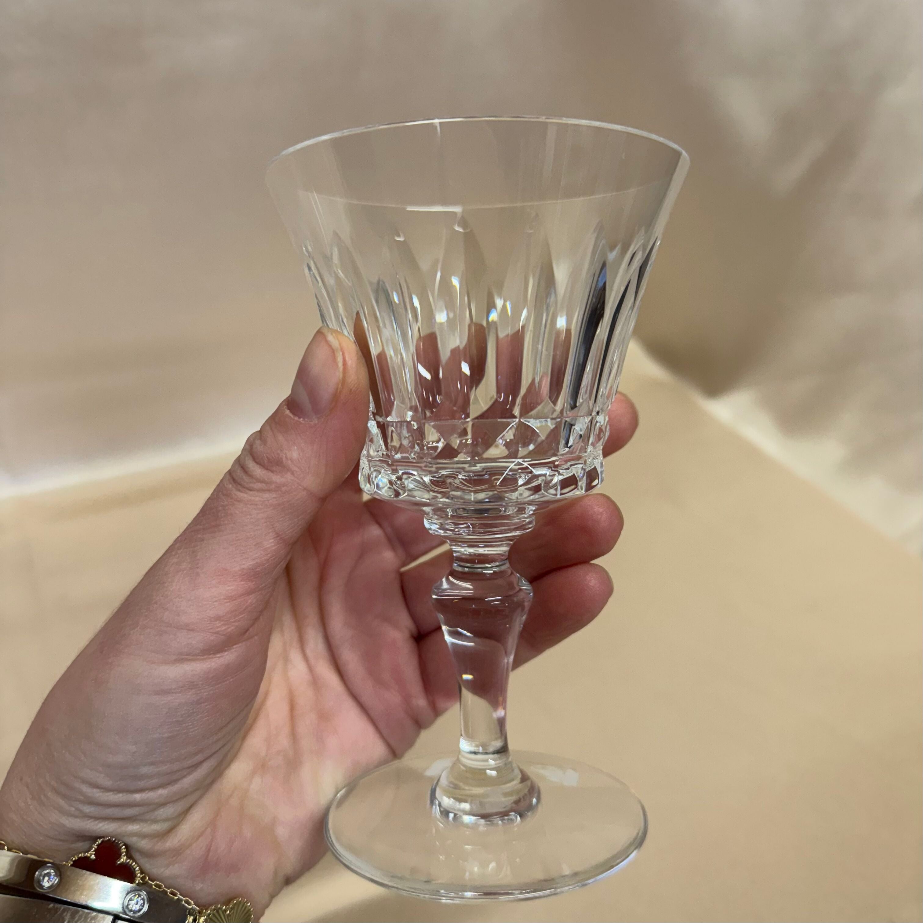 Baccarat Piccadilly Claret Wine Glass Set of 2