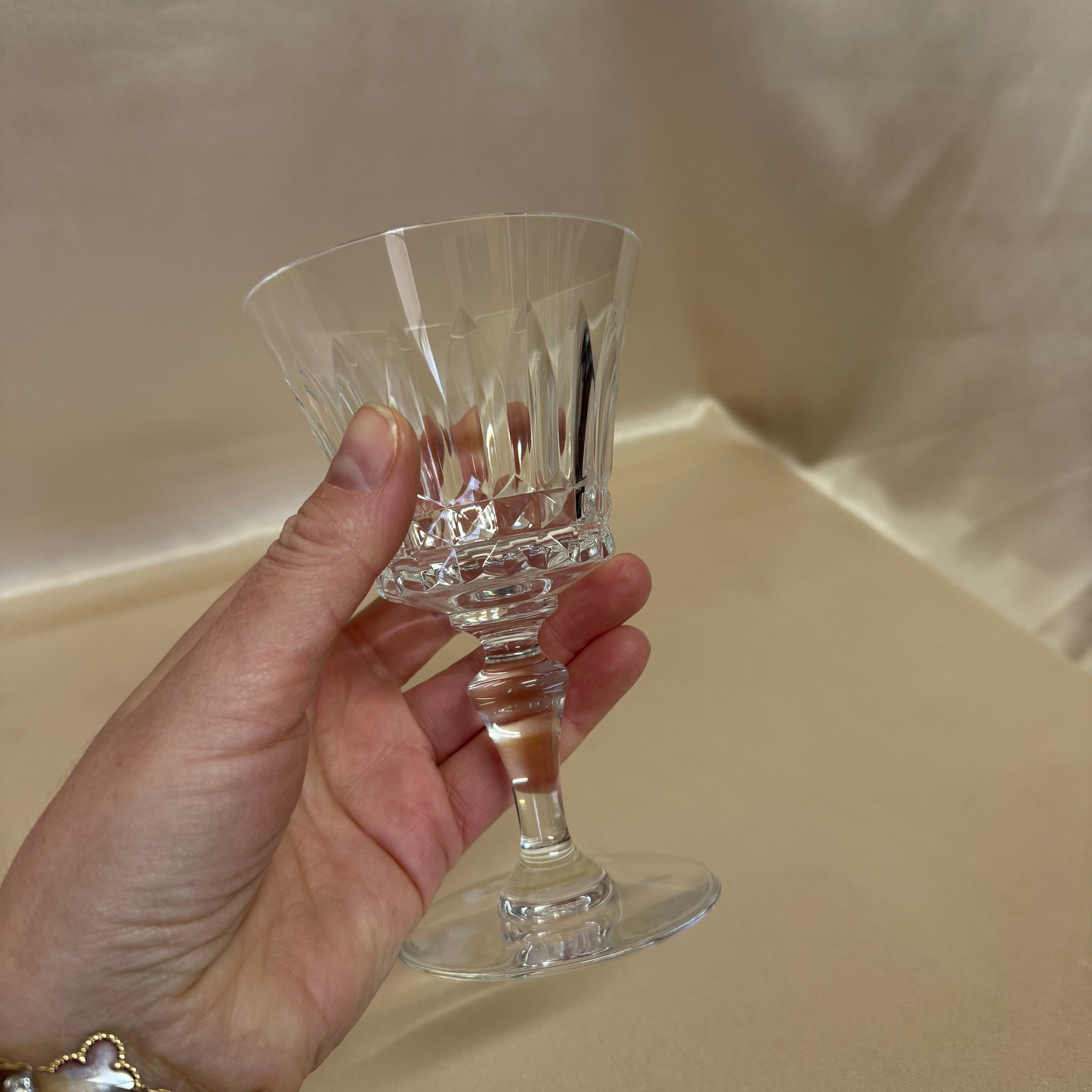 Baccarat Piccadilly Claret Wine Glass Set of 2