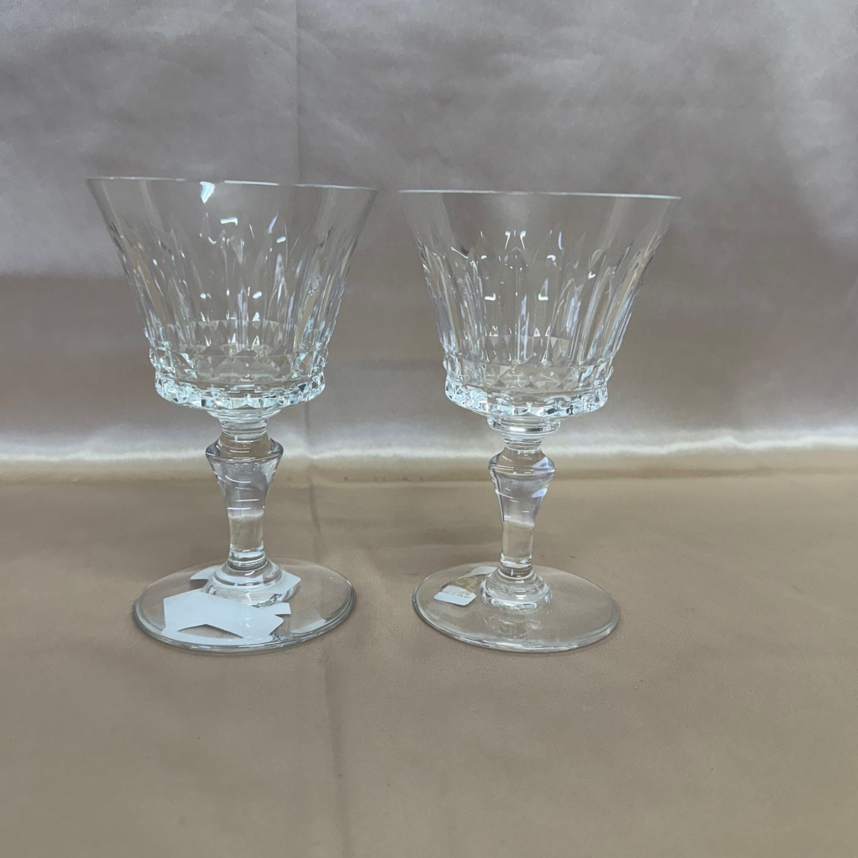 Baccarat Piccadilly Claret Wine Glass Set of 2