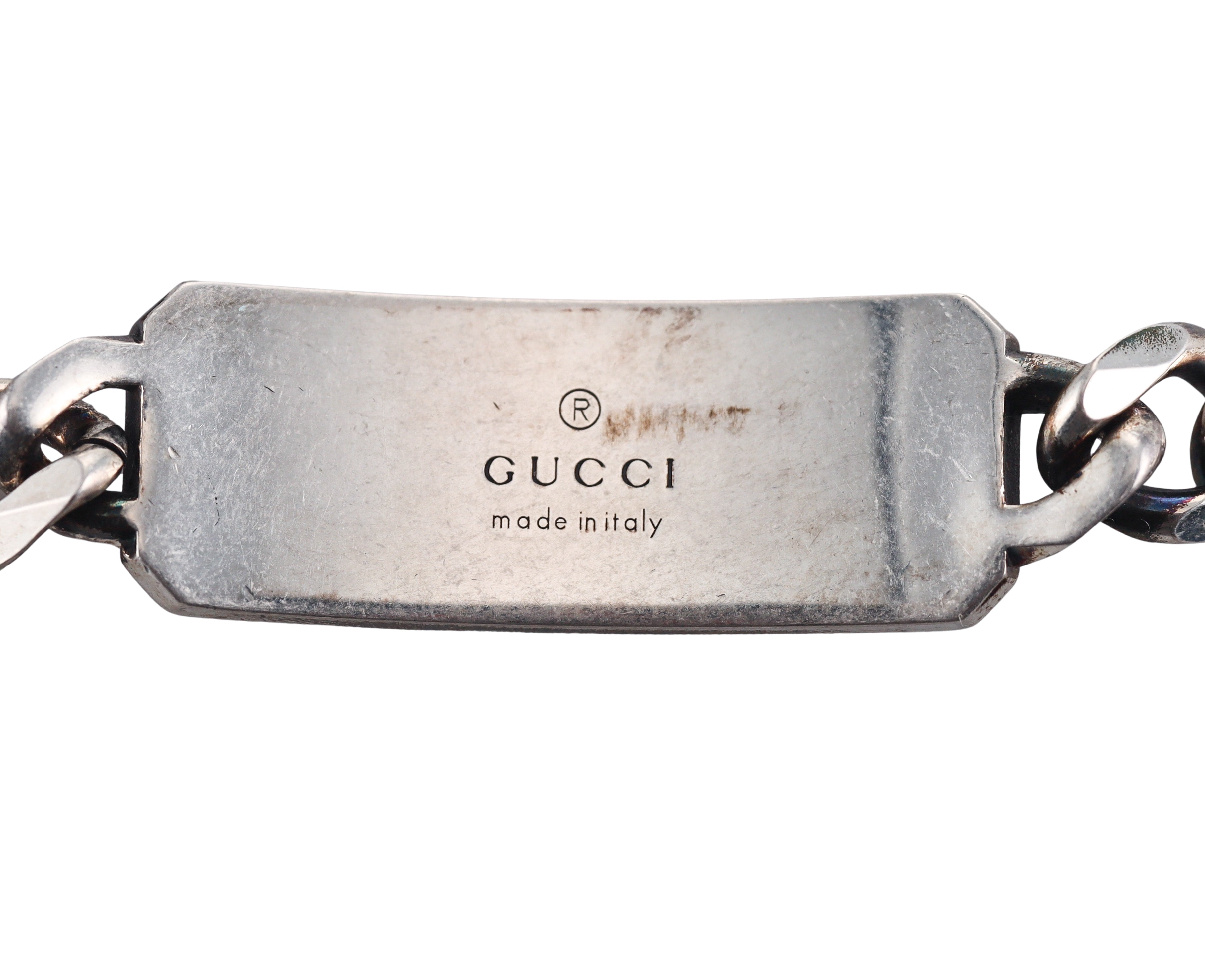 Gucci Sterling Silver Bracelet Retail $670