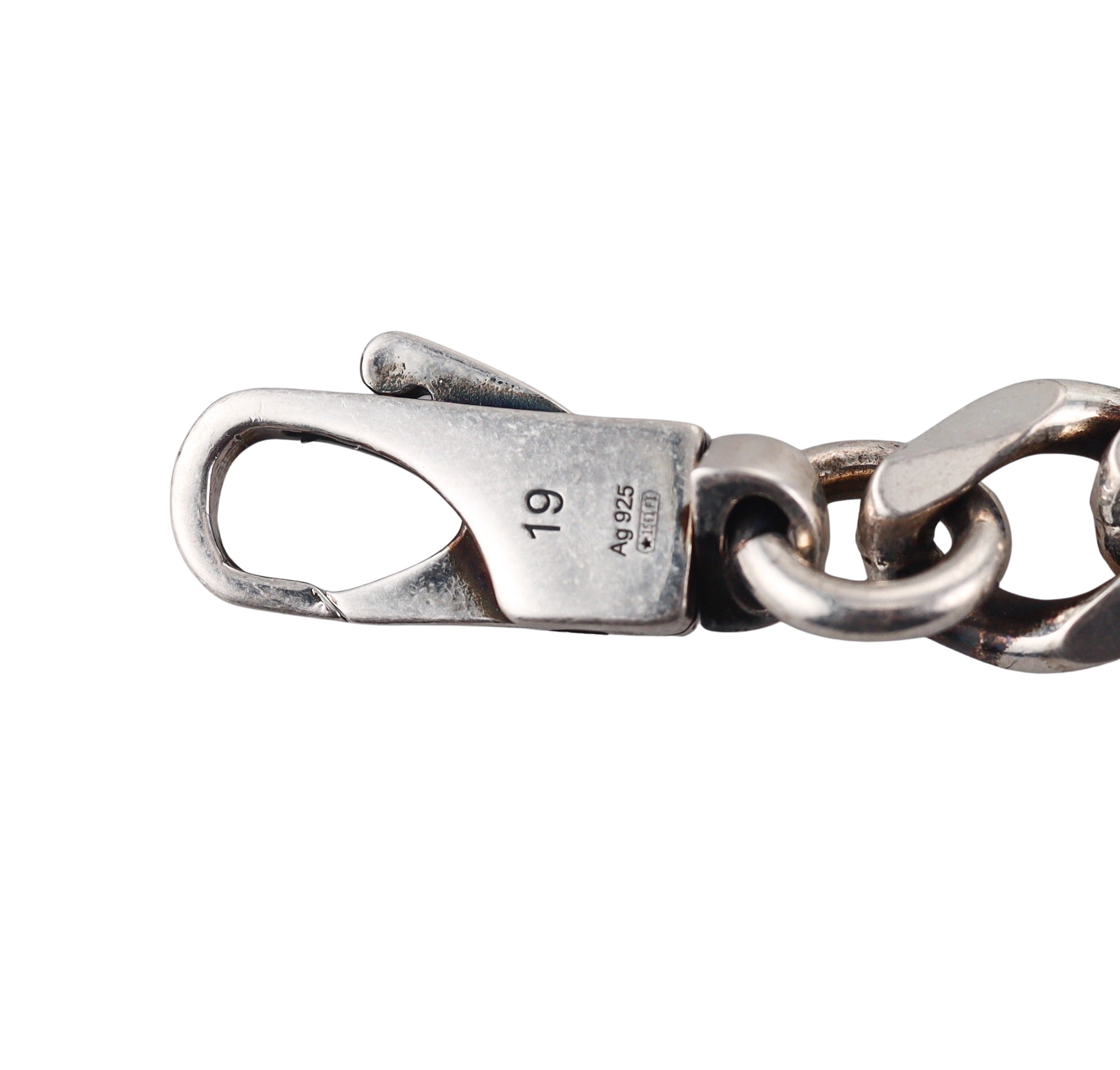 Gucci Sterling Silver Bracelet Retail $670