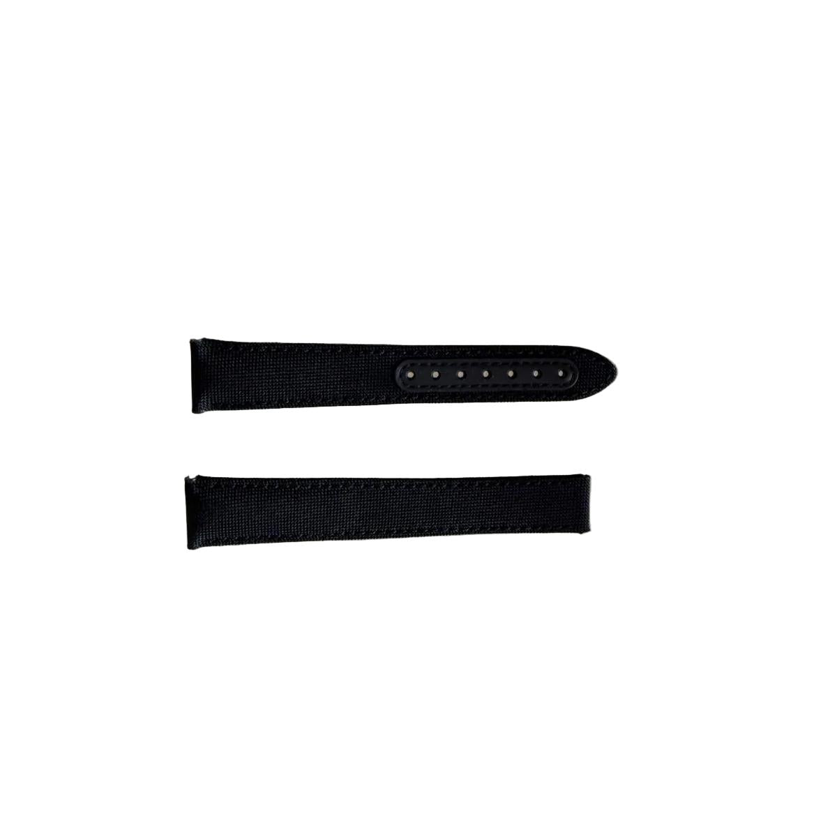 Authentic Omega Black Fabric Watch Strap Band 20mm CWZ014645